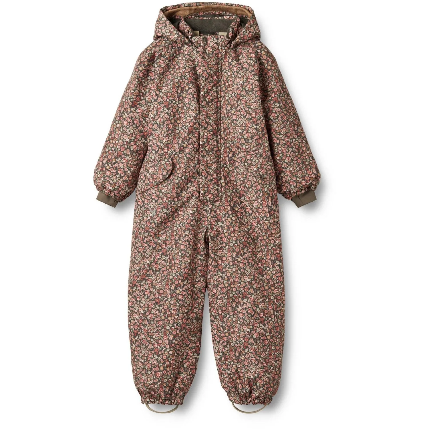 Embroidered-Detail Wheat Raven Wild Flowers Snowsuit Miko Tech