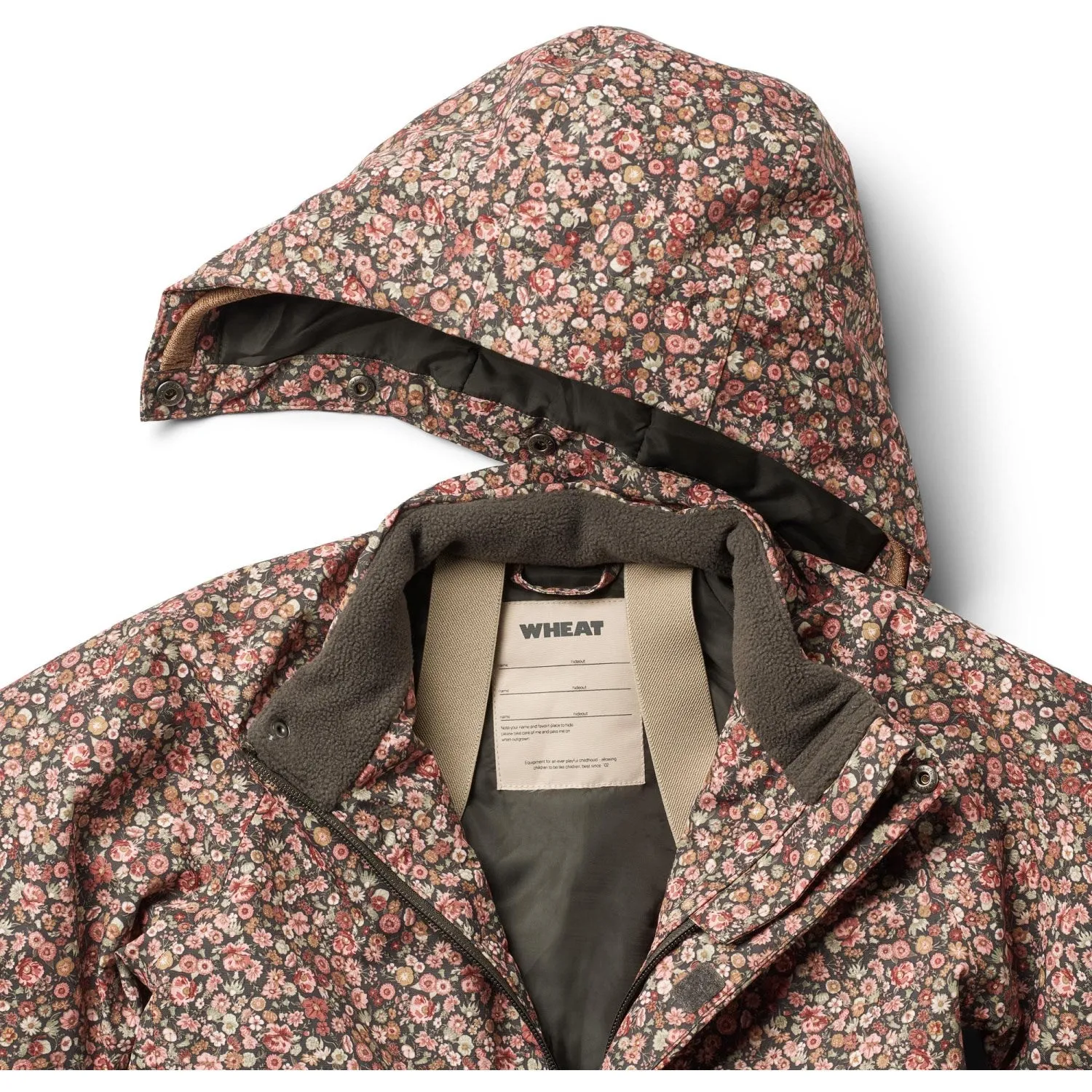 Wheat Raven Wild Flowers Snowsuit Miko Tech Adjustable-Length