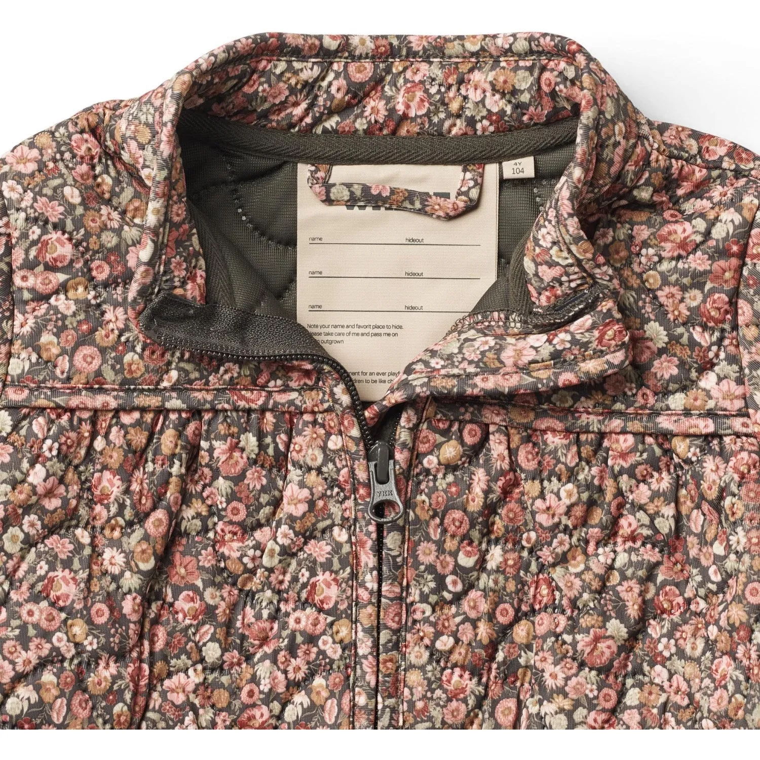 Wheat Raven Wild Flowers Thermo Jacket Thilde Beadwork Lightweight daywear