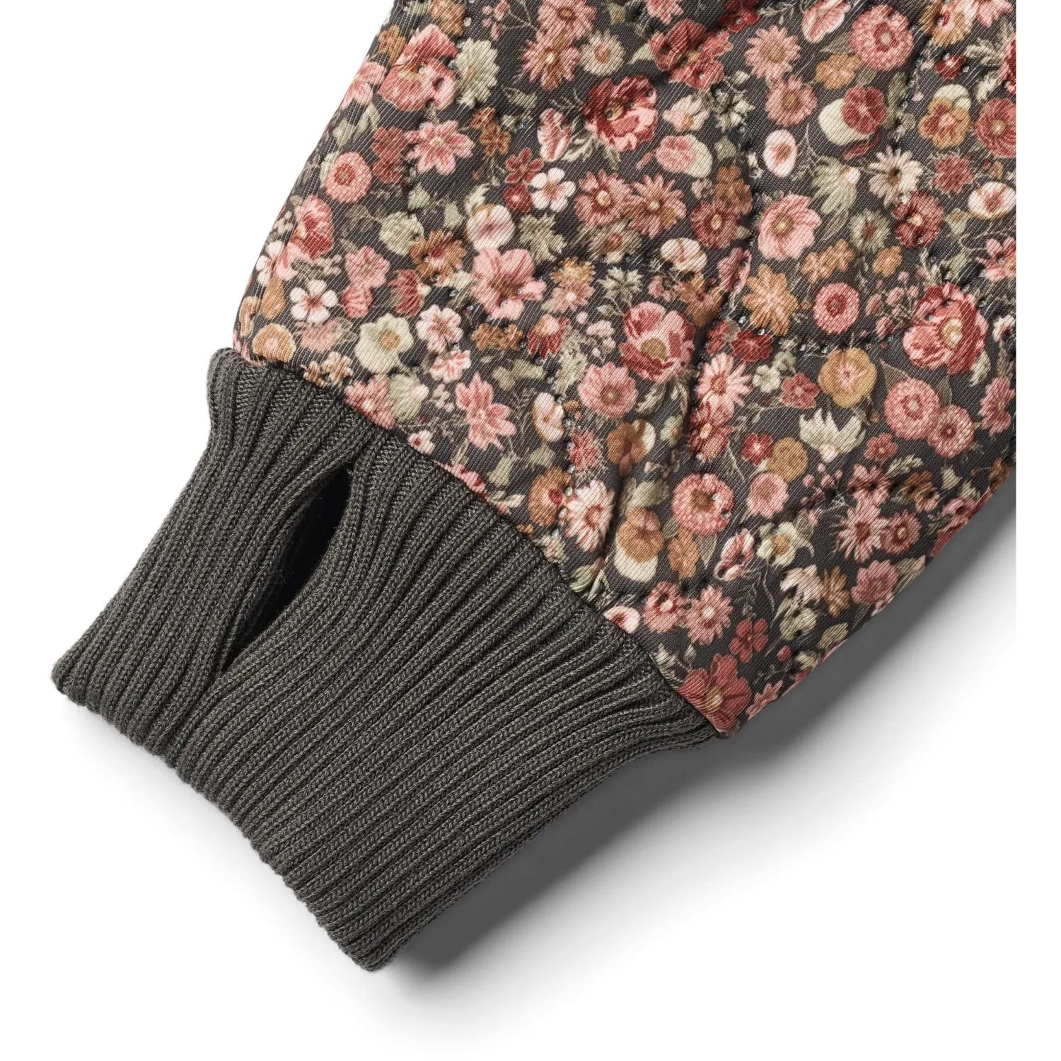 Wheat Raven Wild Flowers Thermo Jacket Thilde Handmade Flowy office blouse