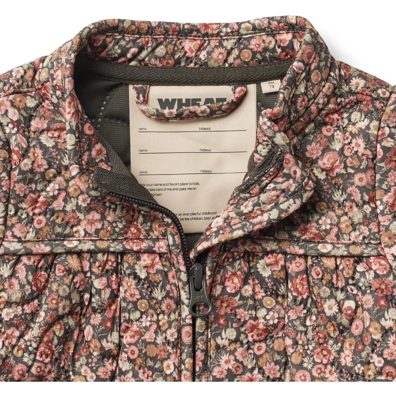 Baby-Shower Side-Pocket Wheat Raven Wild Flowers Thermo Jacket Thilde