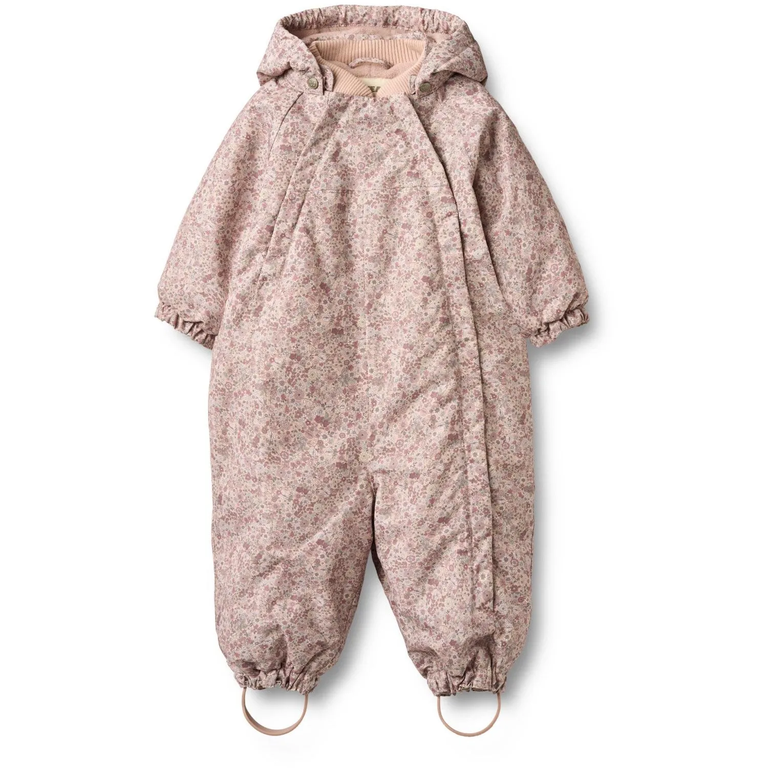 Wheat Rose Dust Flowers Snowsuit Adi Artisanal-Detail