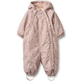 Wheat Rose Dust Flowers Snowsuit Adi Artisanal-Detail