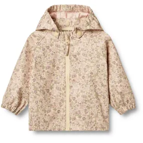 Wheat Rose Flower Field Rainwear Chardy Jacket Noise Free Fabric