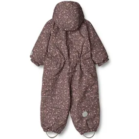 Wheat Snowsuit Adi Tech Eggplant Buttercups Printed-Fabric