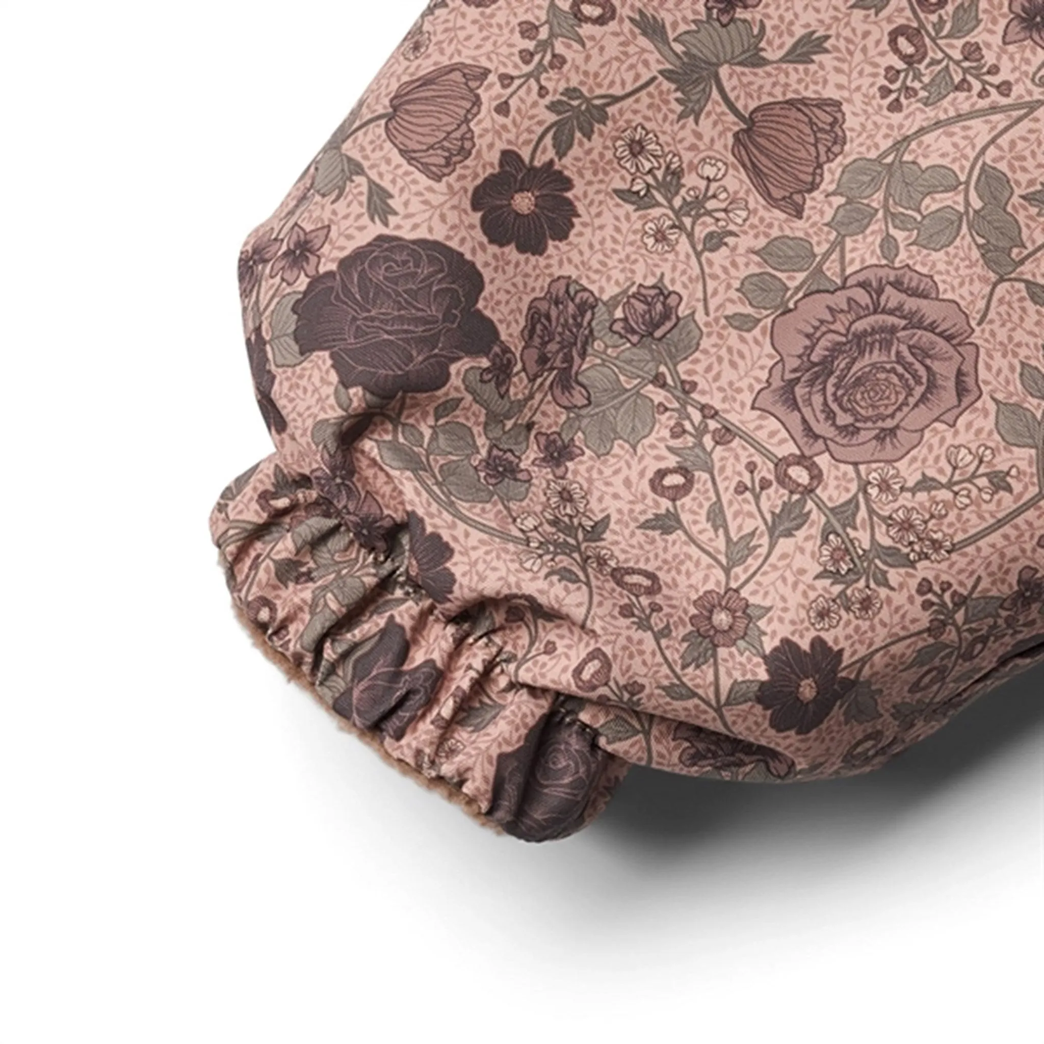 Mandarin-Collar Water-resistant Wheat Snowsuit Adi Tech Rose Dawn Flowers