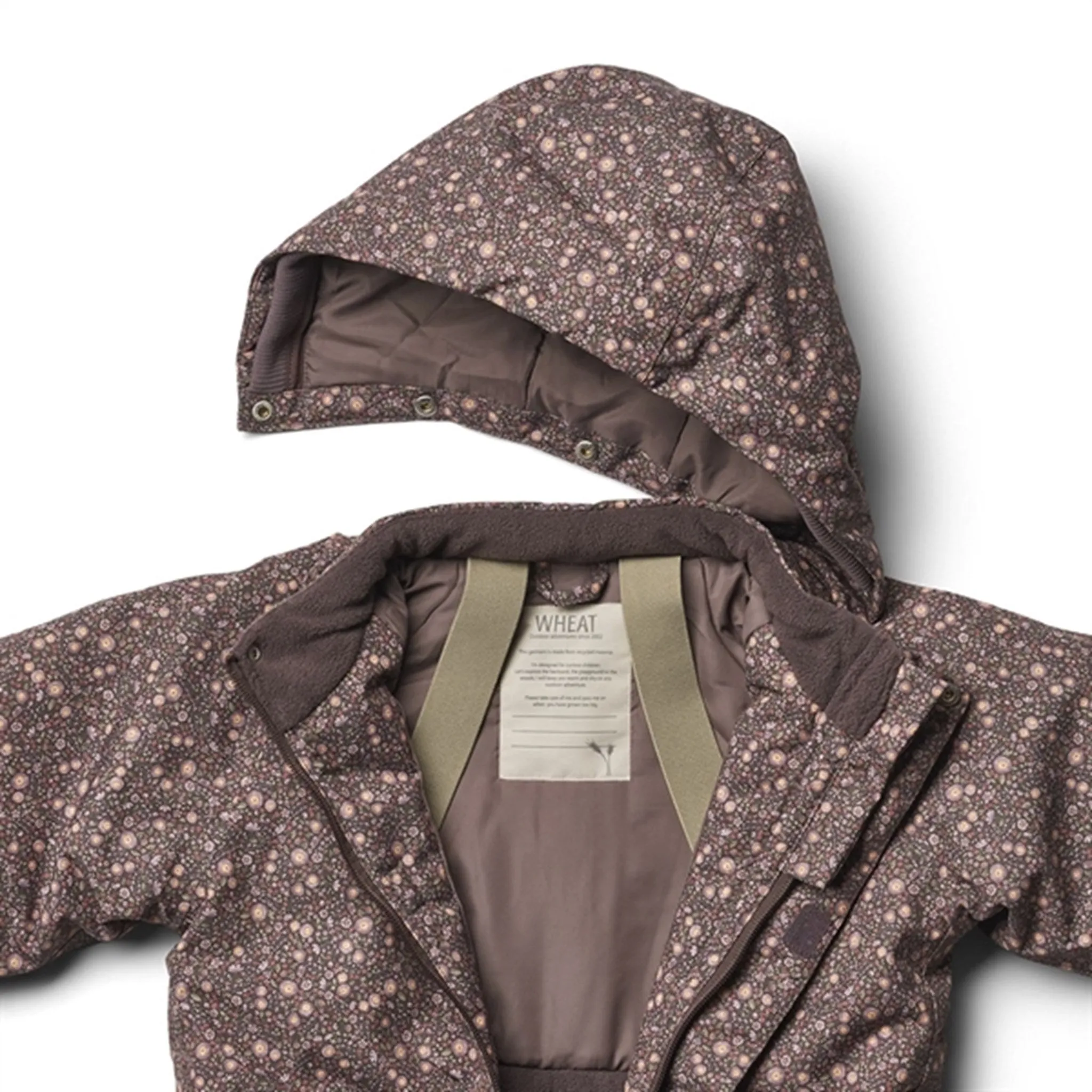 Special-Edition Wheat Snowsuit Miko Tech Eggplant Buttercups