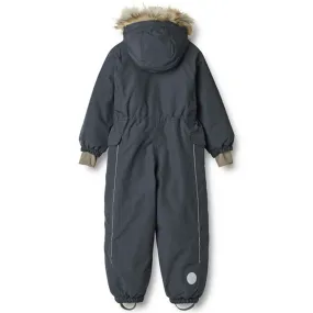 Raw-Hem Wheat Snowsuit Moe Tech Dark Blue
