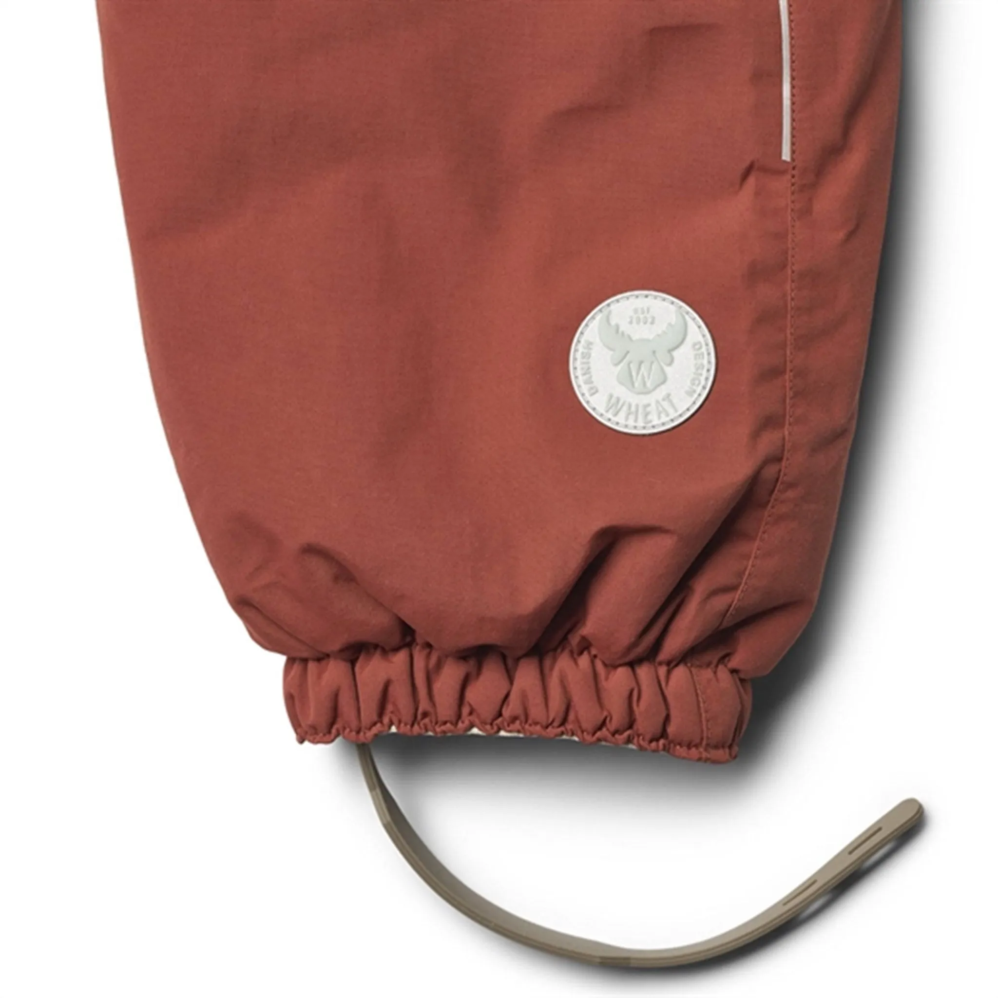 Chain-Detail Anti-bacterial Wheat Snowsuit Moe Tech Red