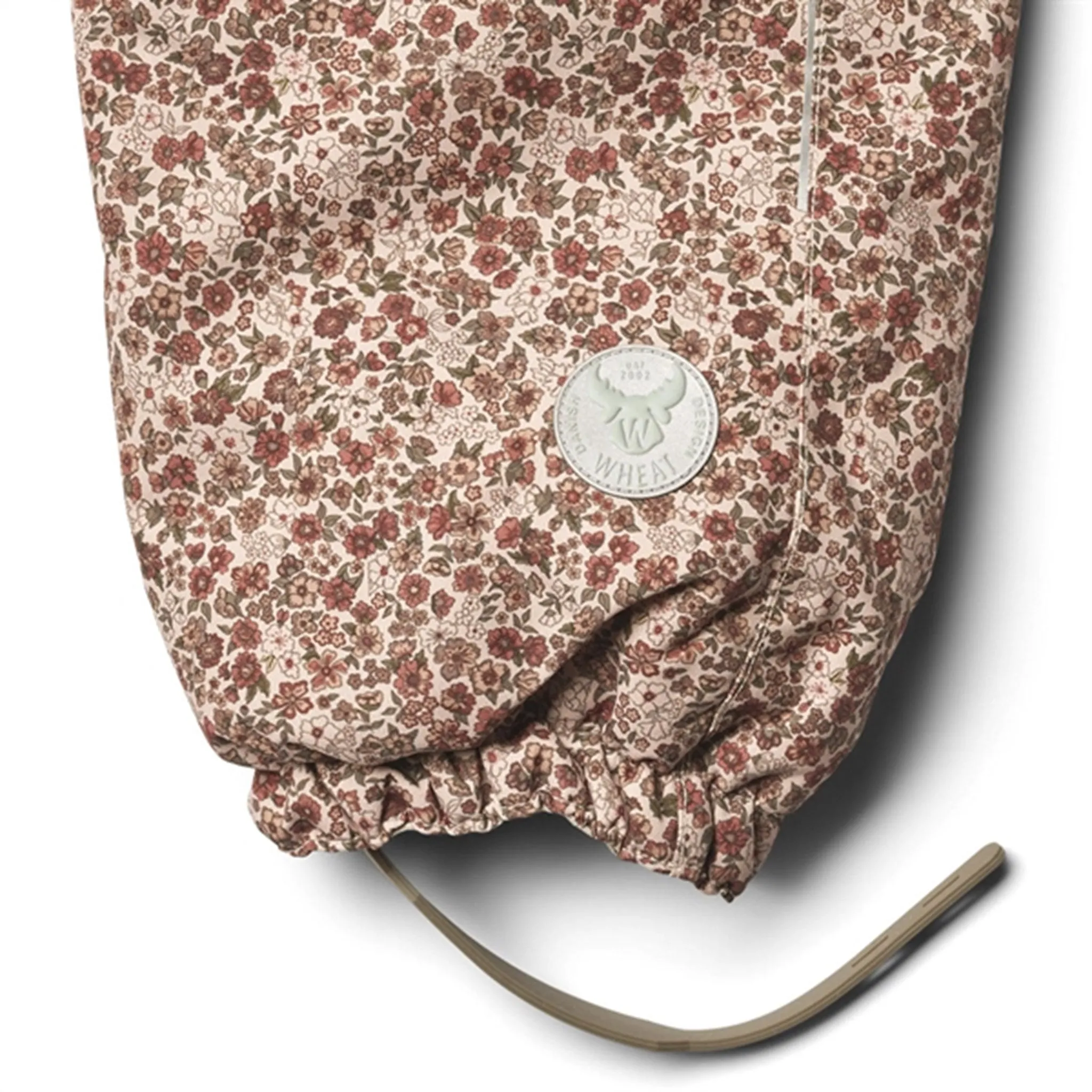 Clasp-Closure Hidden-Placket Wheat Snowsuit Moe Tech Rose Dust Flowers