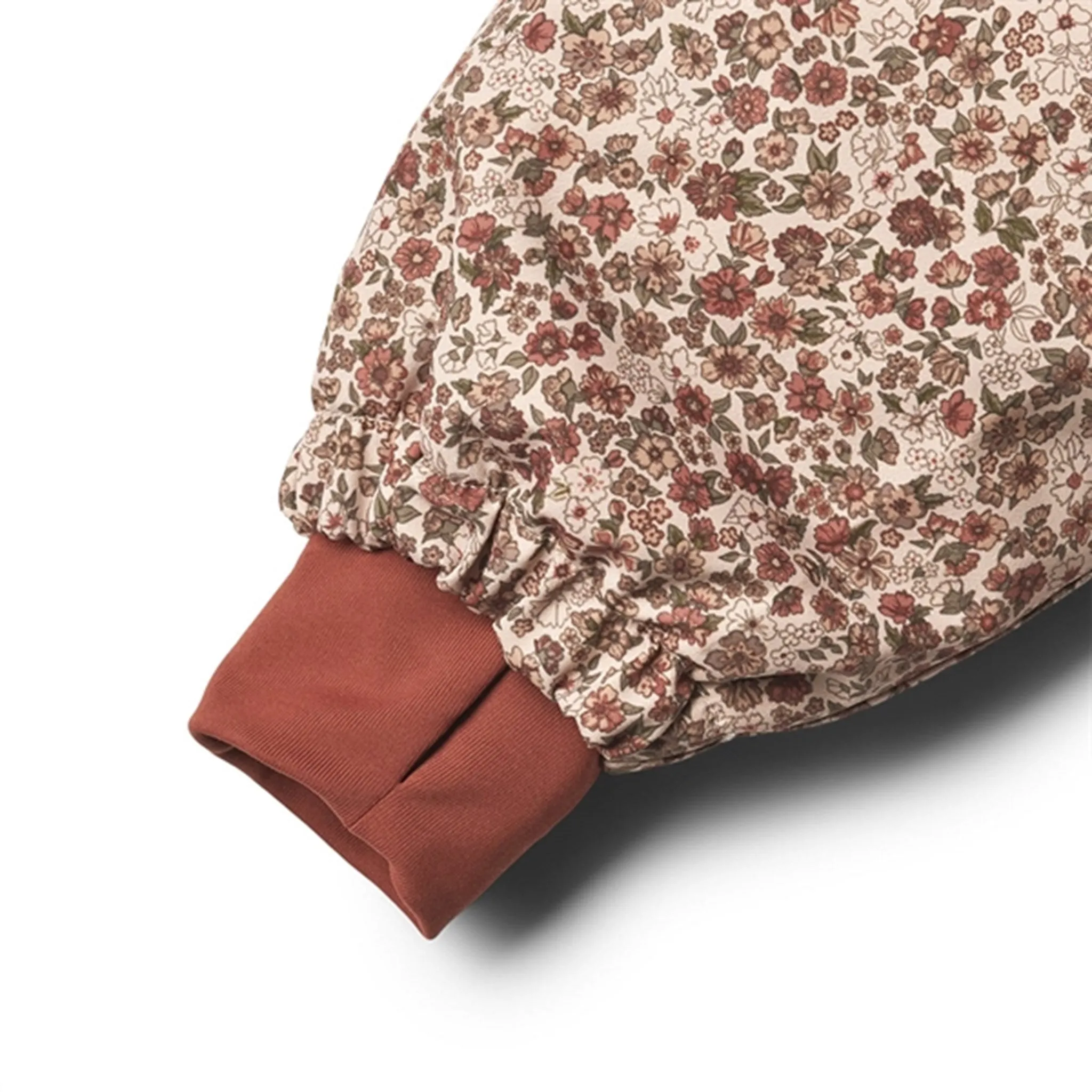 Wheat Snowsuit Moe Tech Rose Dust Flowers Contrast-Lining breathable-mesh