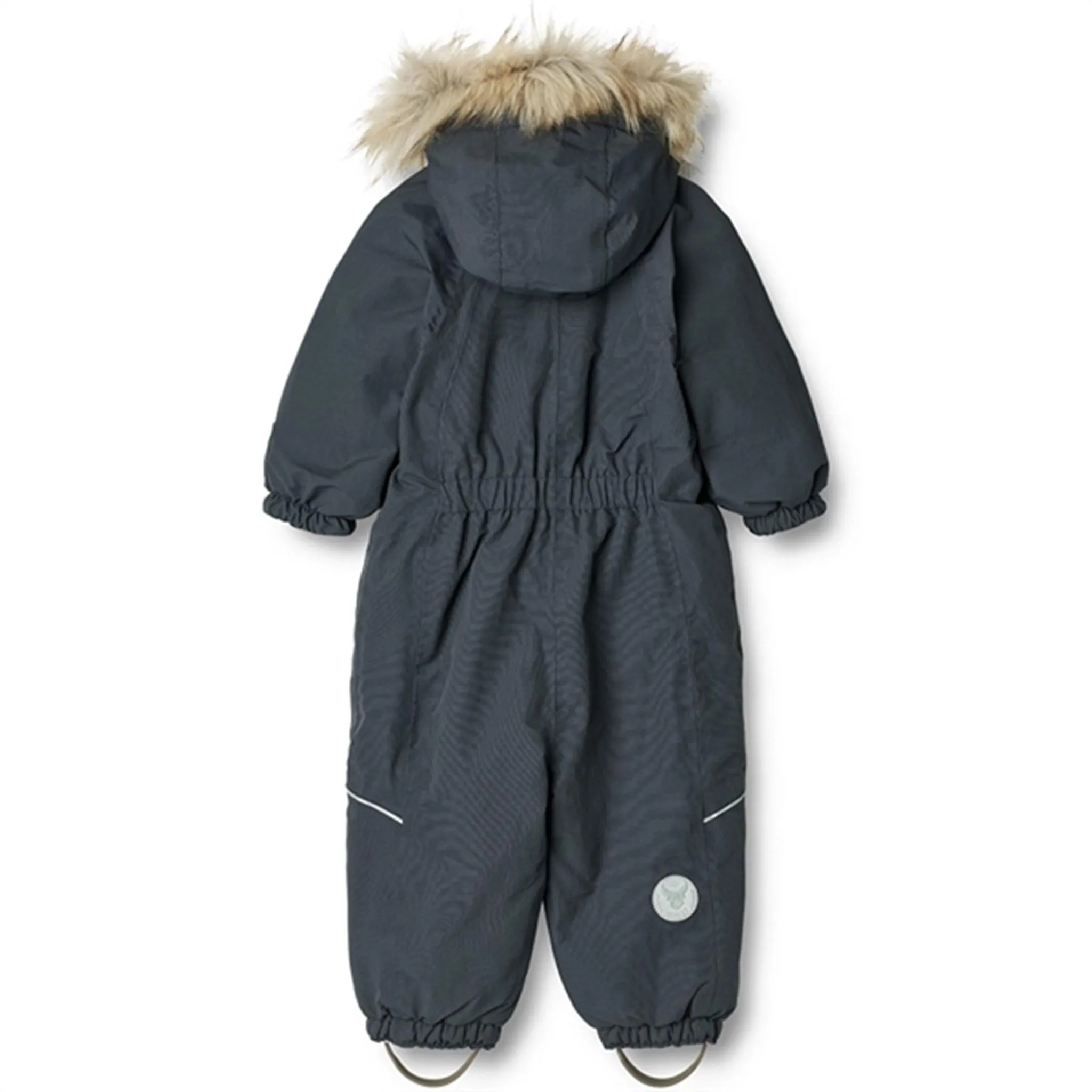 Curved-Hem Wheat Snowsuit Nickie Tech Dark Blue