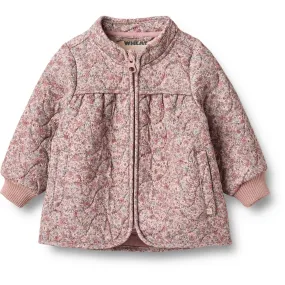 Summer-Season Tassel-Detail Wheat Soft Lavender Flowers Thermo Jacket Thilde