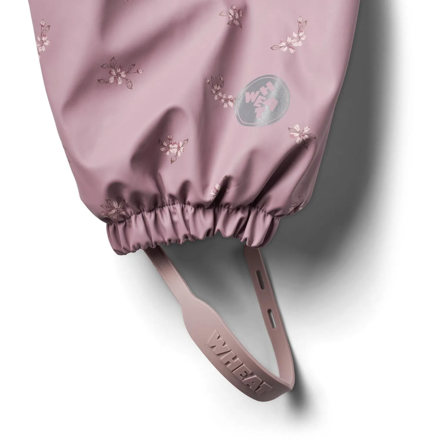 Cold Day Wear Comfy Rain Outer Wheat Soft Lilac Flowers Thermo Rainsuit Aiko