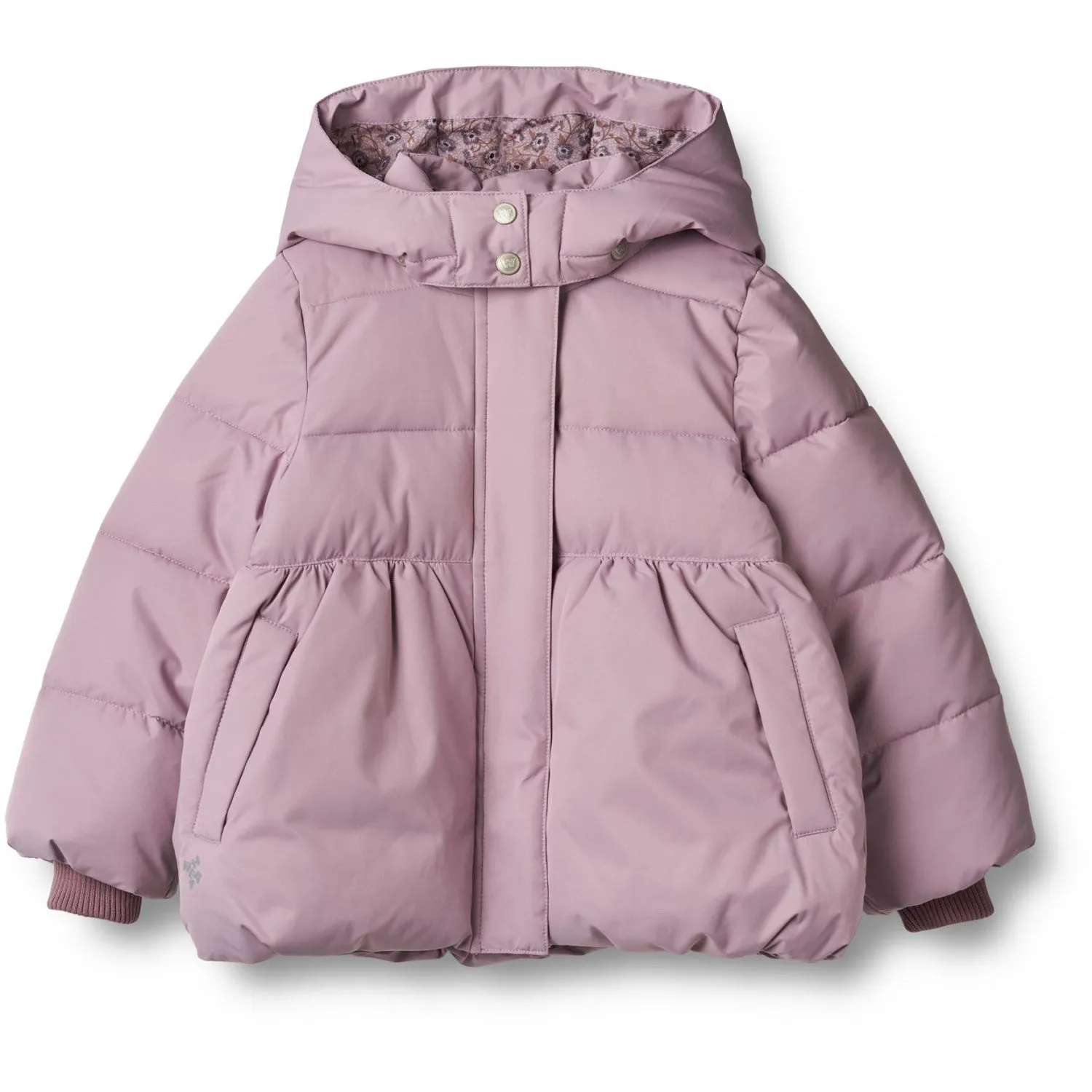 animal-print Wheat Soft Lilac Puffer Jacket Karla