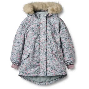 Wheat Soft Rain Flowers Jacket Mathilde Purse