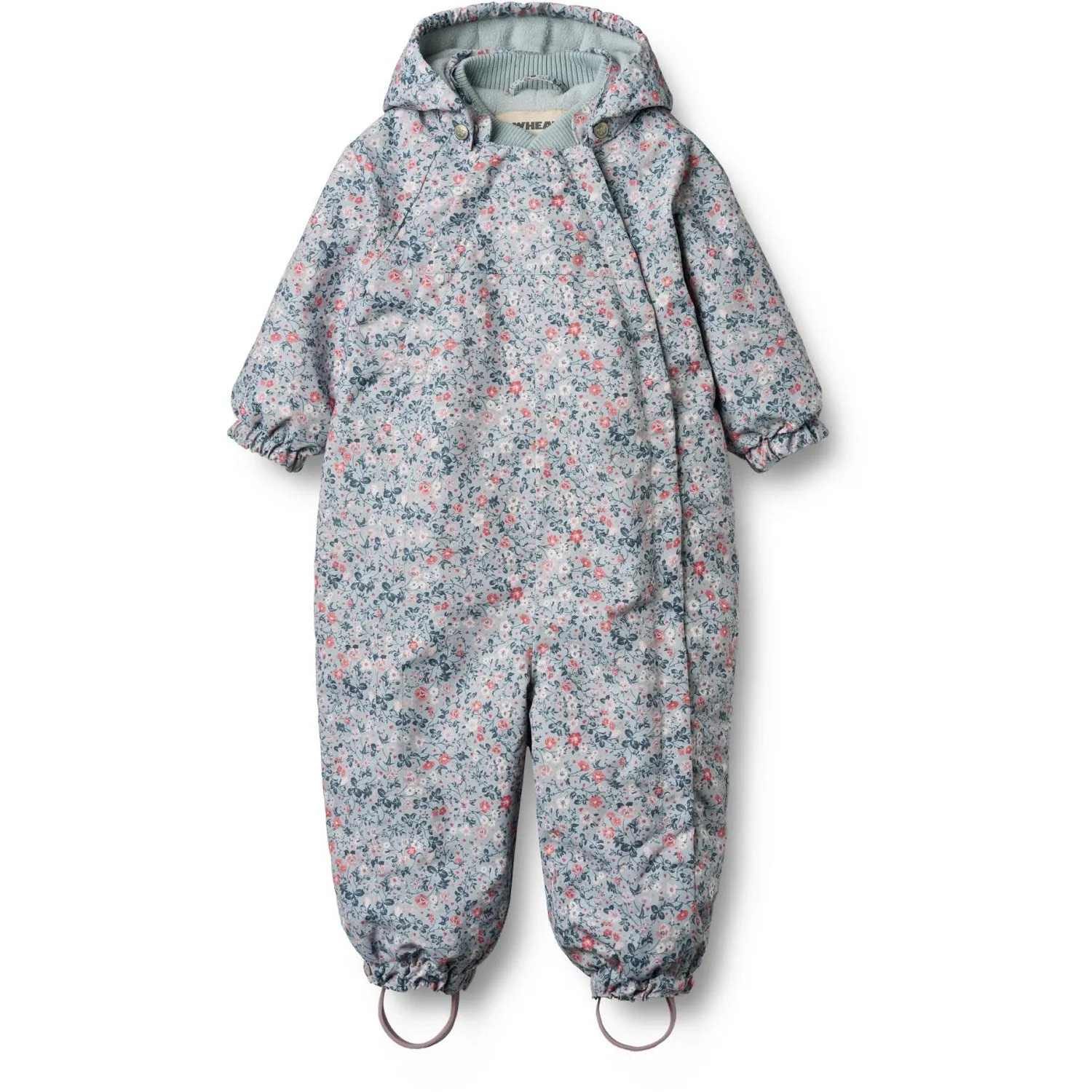 Trendy button-down Abrasion-resistant Wheat Soft Rain Flowers Snowsuit Adi