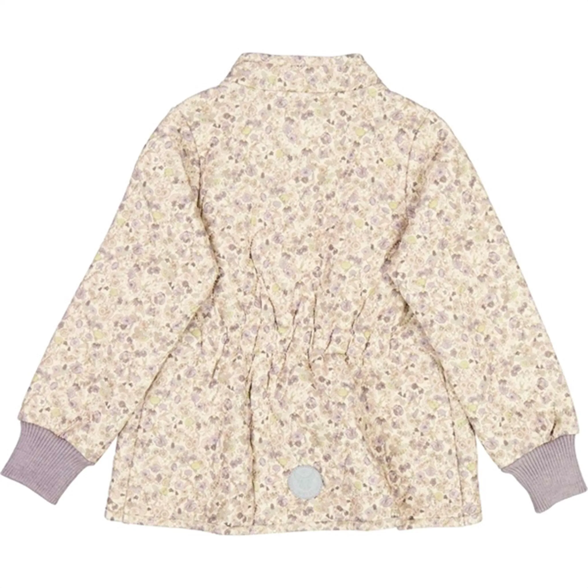 Wheat Thermo Clam Flower Field Jacket Thilde Applique-Detail Ombre-Effect
