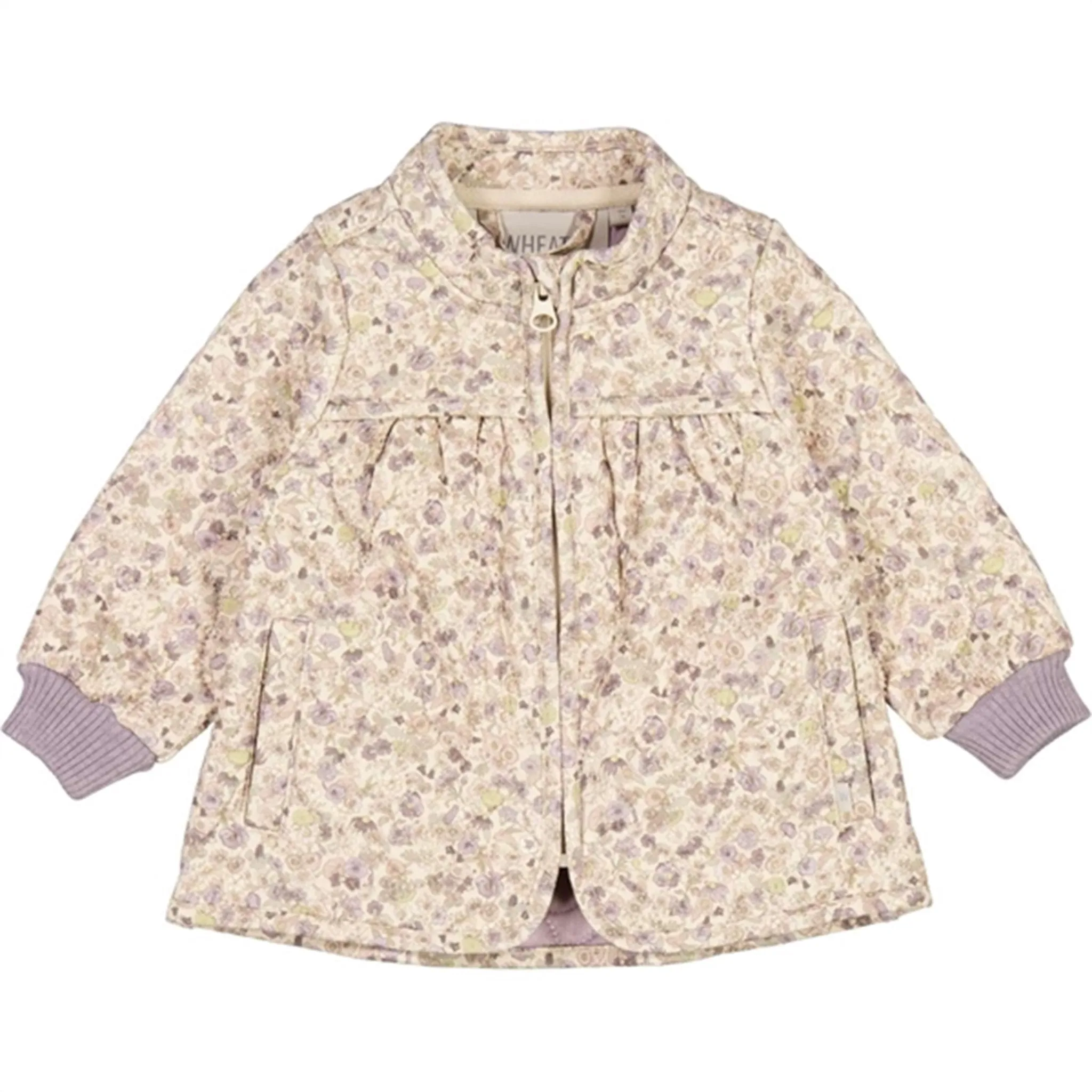 Versatile layered shirt Chic button-up shirt Wheat Thermo Clam Flower Field Jacket Thilde