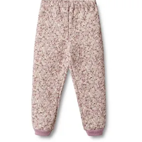 Wheat Thermo Clam Multi Flowers Pants Alex retro-style Machine-washable