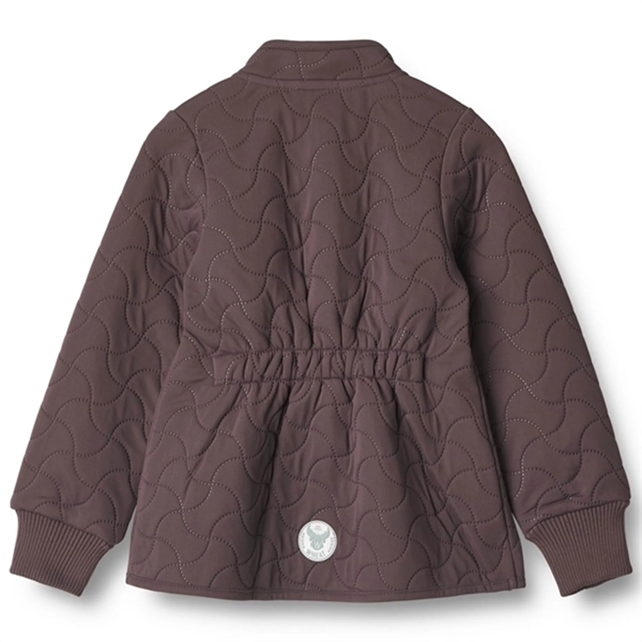 Wheat Thermo Eggplant Jacket Thilde Buckle-Detail