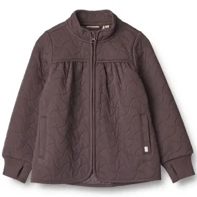 Stylish short-sleeve piece Cap-Sleeve Wheat Thermo Eggplant Jacket Thilde