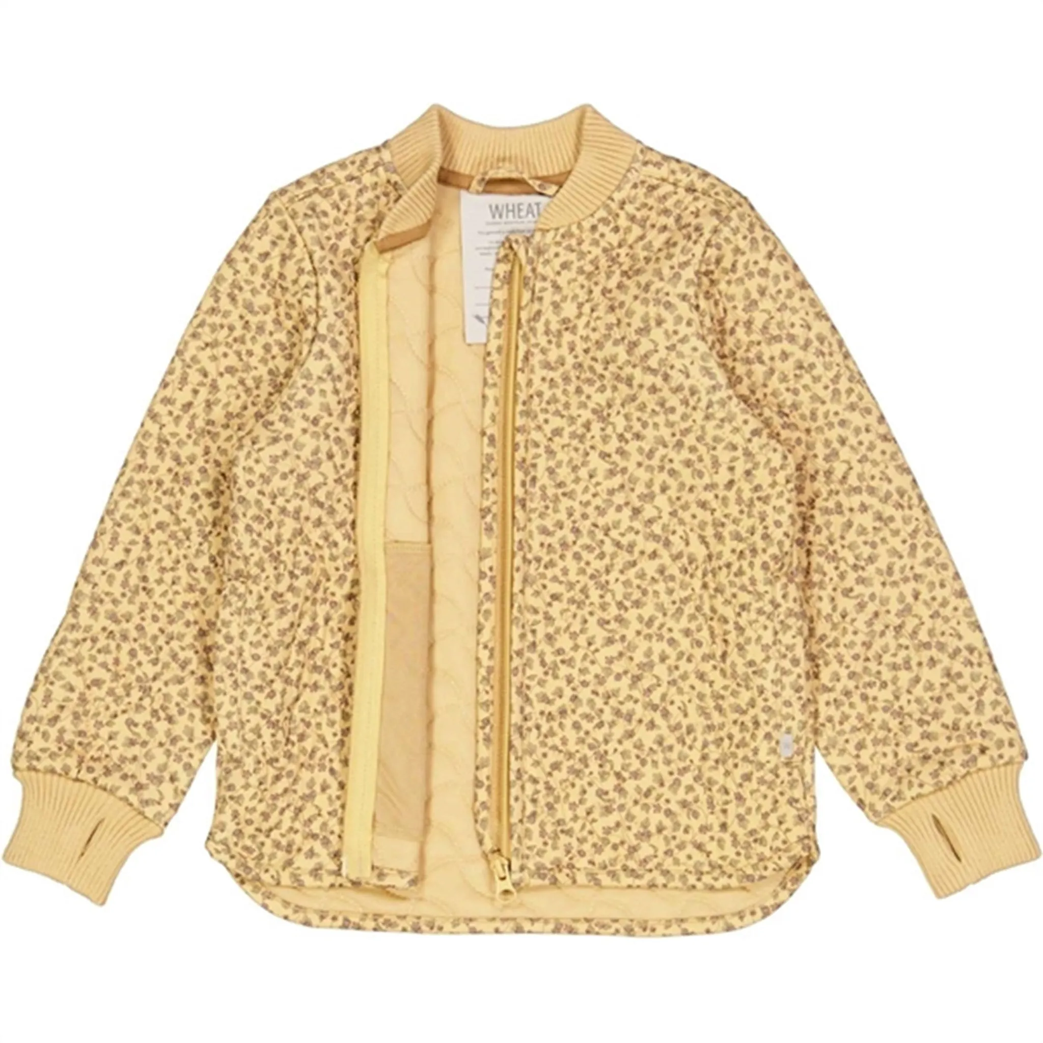 Flutter-Sleeve Comfortable casual blouse Wheat Thermo Gooseberry Wine Jacket Loui