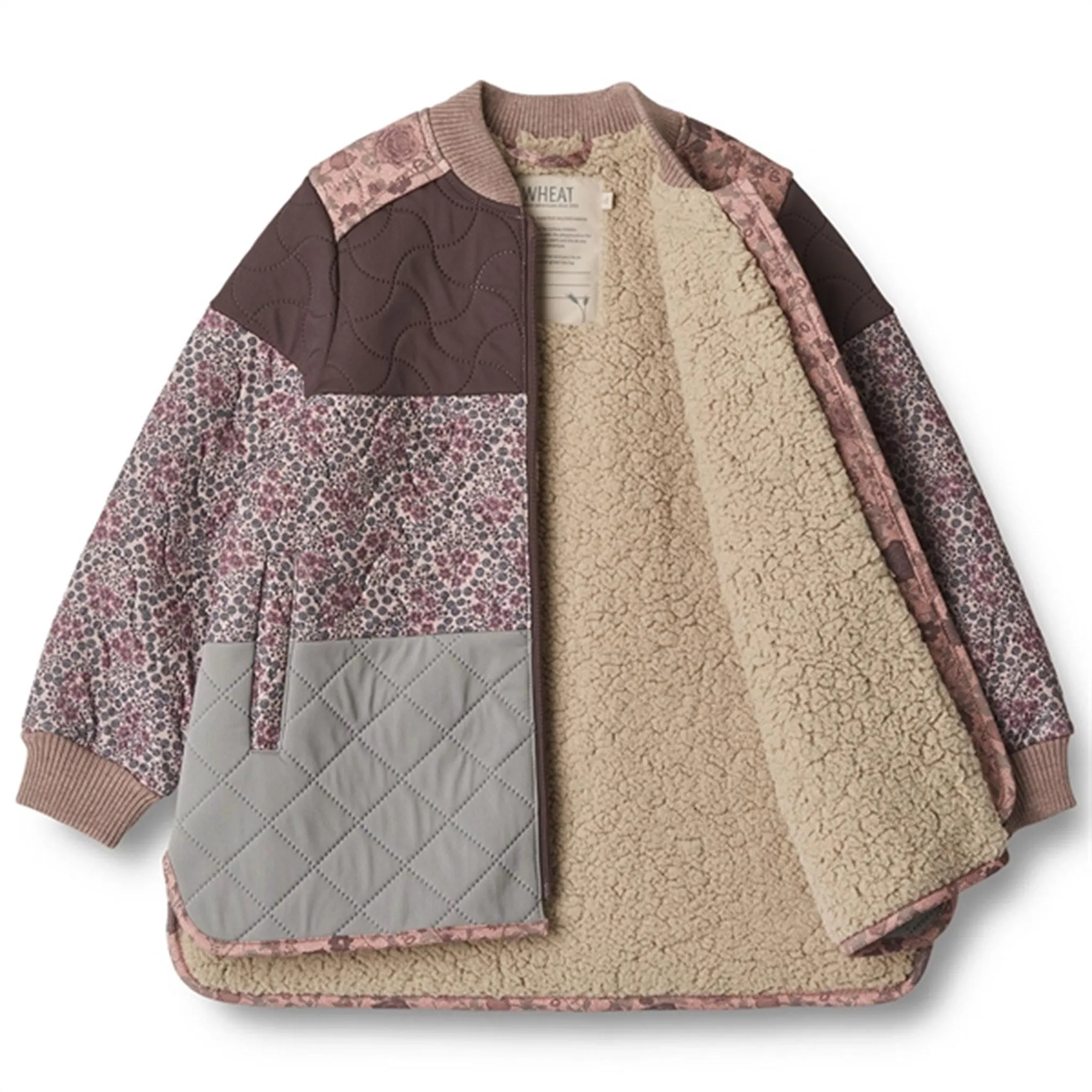 Wheat Thermo Harlequin Berries Jacket Hadis Polished office blouse