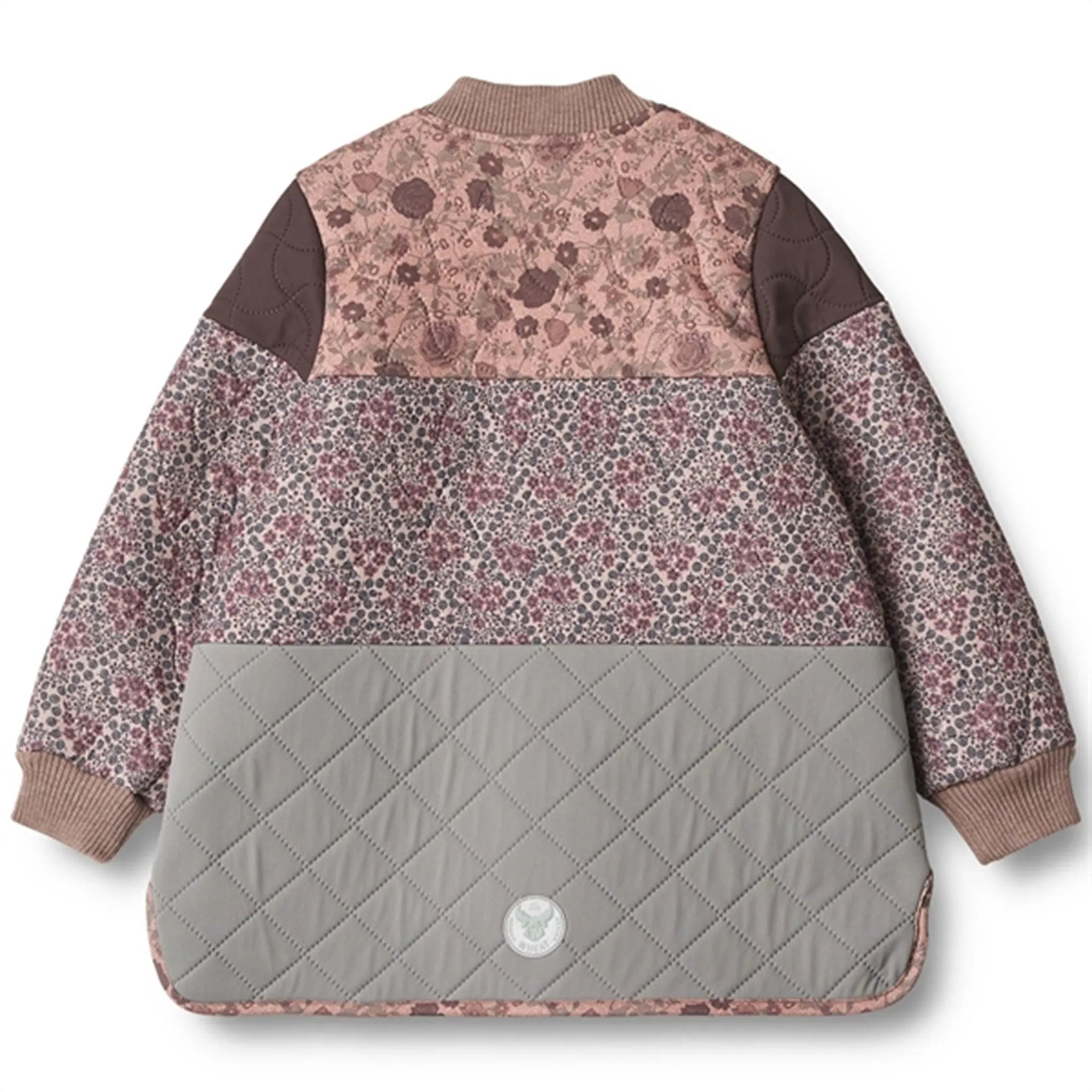 Wheat Thermo Harlequin Berries Jacket Hadis Point-Collar Beaded-Sleeve