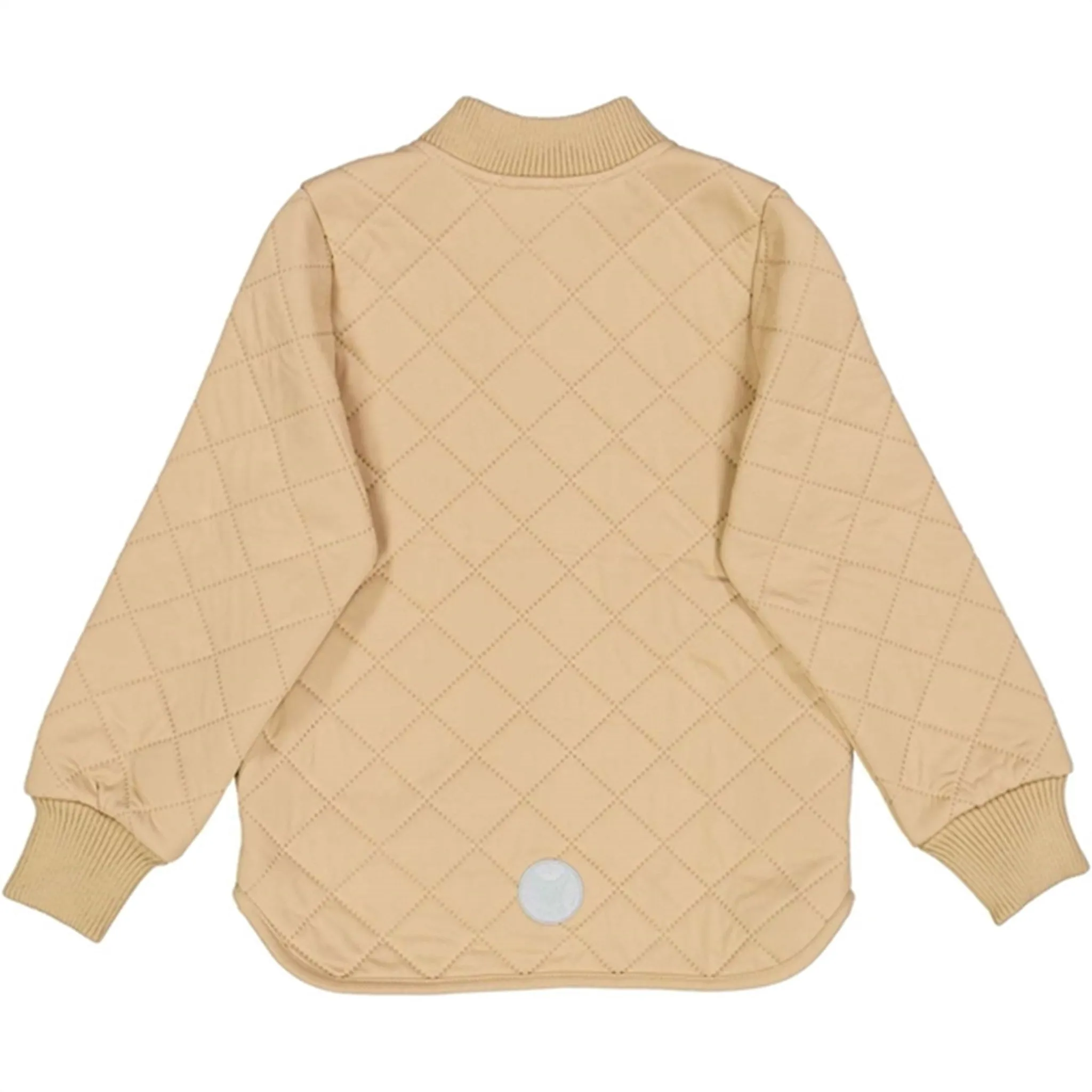 Curve-Enhancing Button-front Wheat Thermo Rocky Sand Jacket Loui