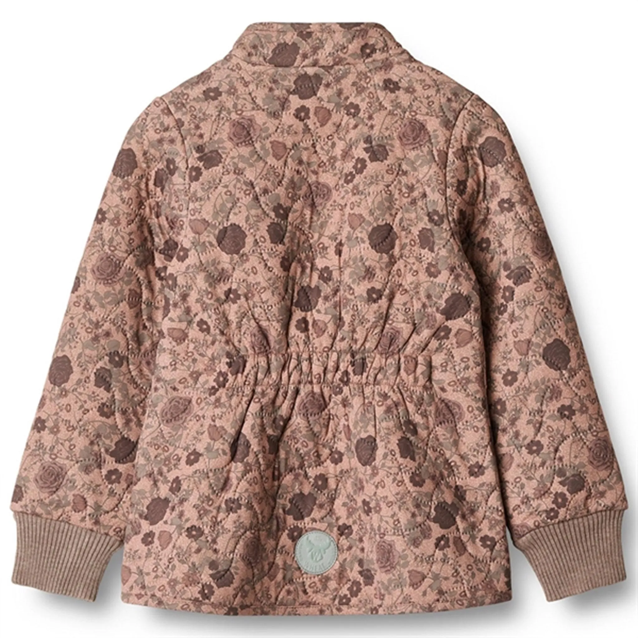 Wheat Thermo Rose Dawn Flowers Jacket Thilde Button-Cuff