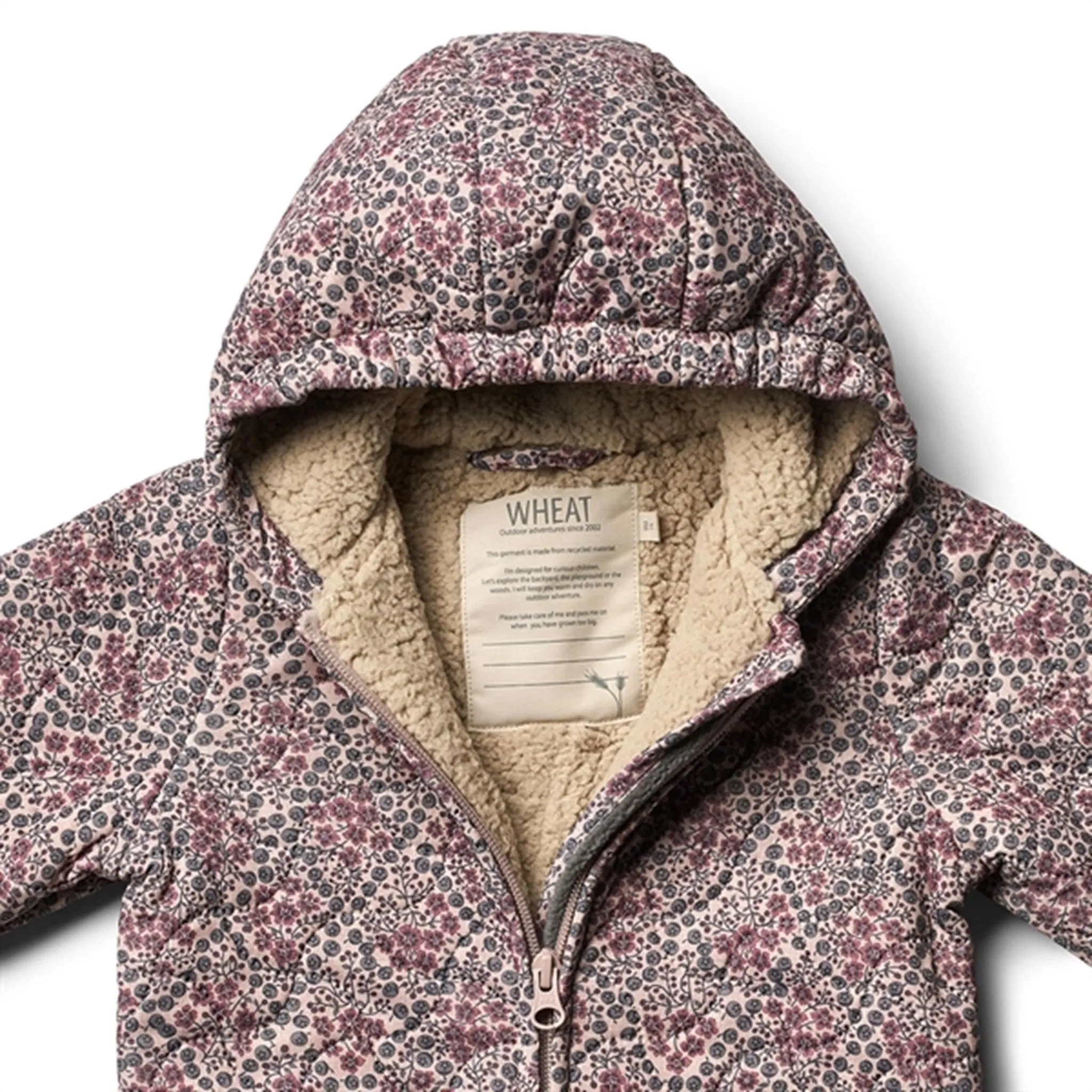 Wheat Thermo Suit Harlequin Berries Hayden Reversible-Style Comfortable weekend wear