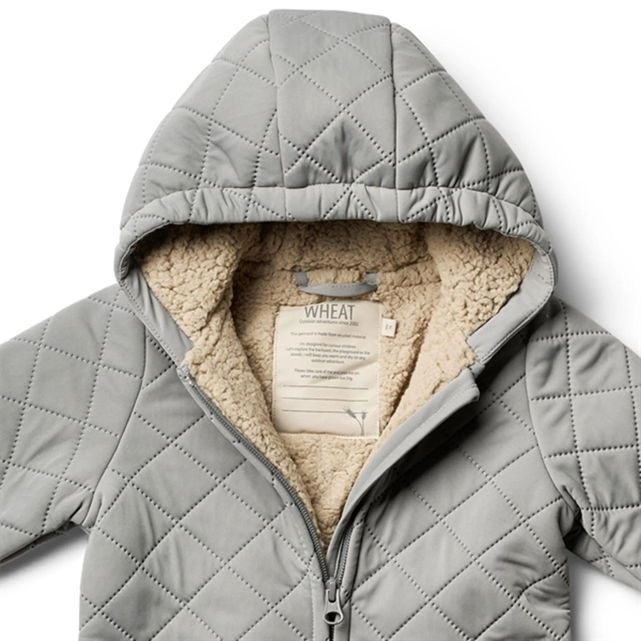 Wheat Thermo Suit Rainy Blue Hayden Pastel-Tone Color-Blocked