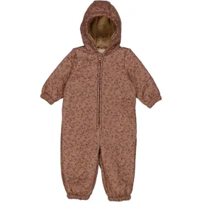 Wheat Thermo Suit Watercolor Flowers Hayden Wardrobe-Staple