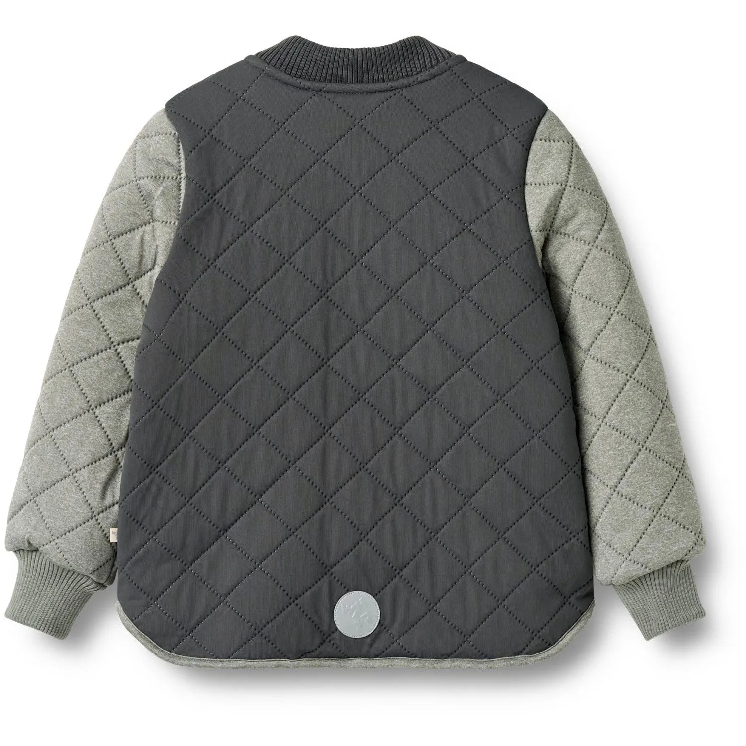 Elastic-Cuff Curved-Hem Wheat Thunder Melange Thermo Jacket Wulf