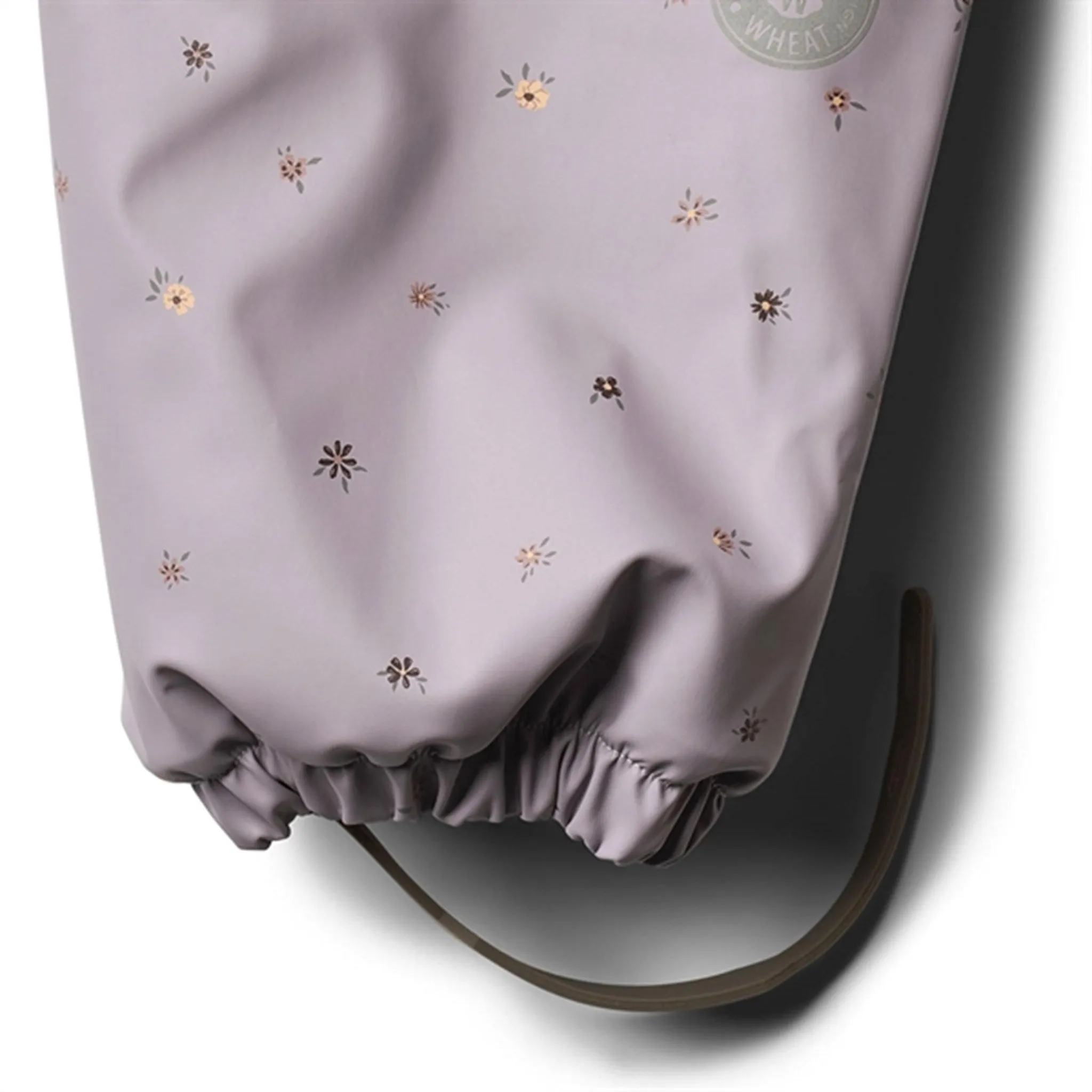 Cotton-Blend Curved-Hem Wheat Wintersuit Ludo Lavender Flowers