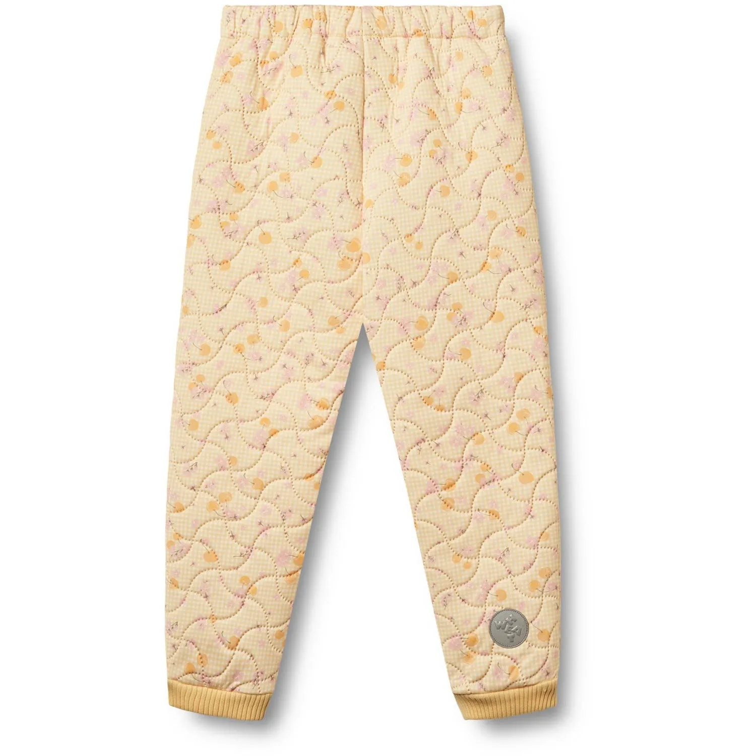 Machine-washable Wheat Yellow Cherries Thermo Pants Alex