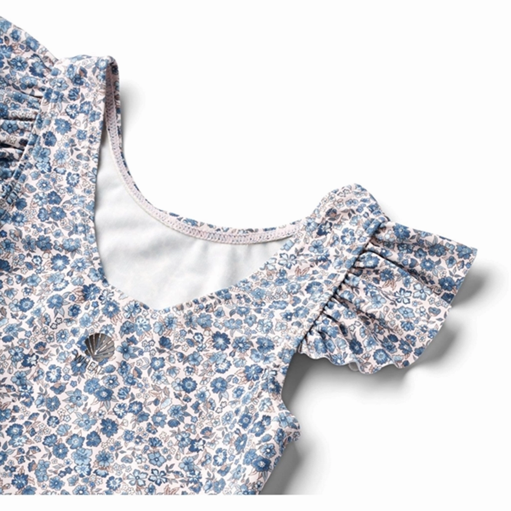 Wheat Blue Flower Meadow Swimsuit Diddi Relaxing Holiday