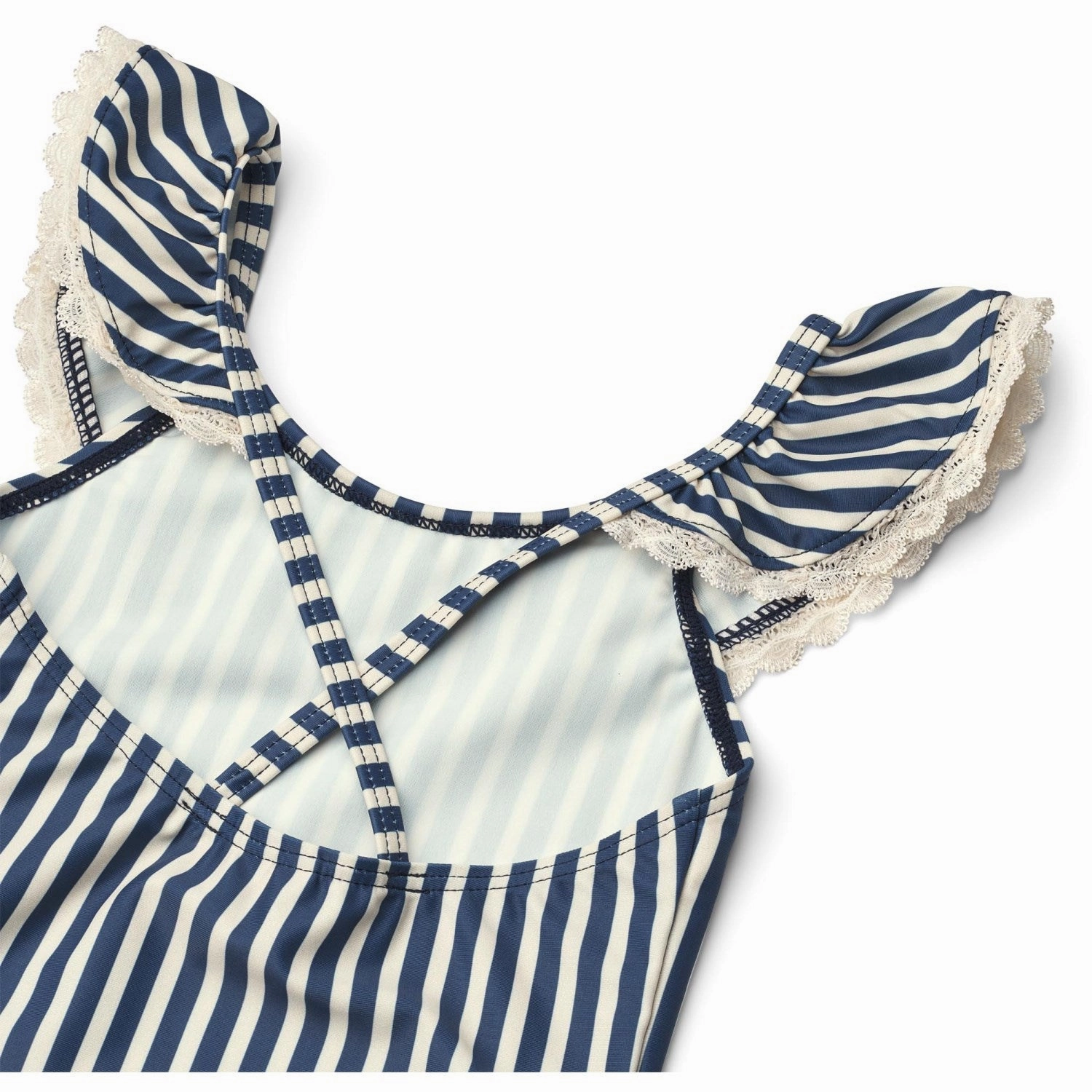 Wheat Blue Stripe Swimsuit Doris Water Ready Beach Escape
