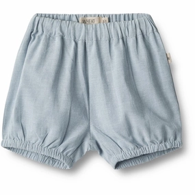Wheat Blue Waves Shorts Olly Elastic Waistband Design