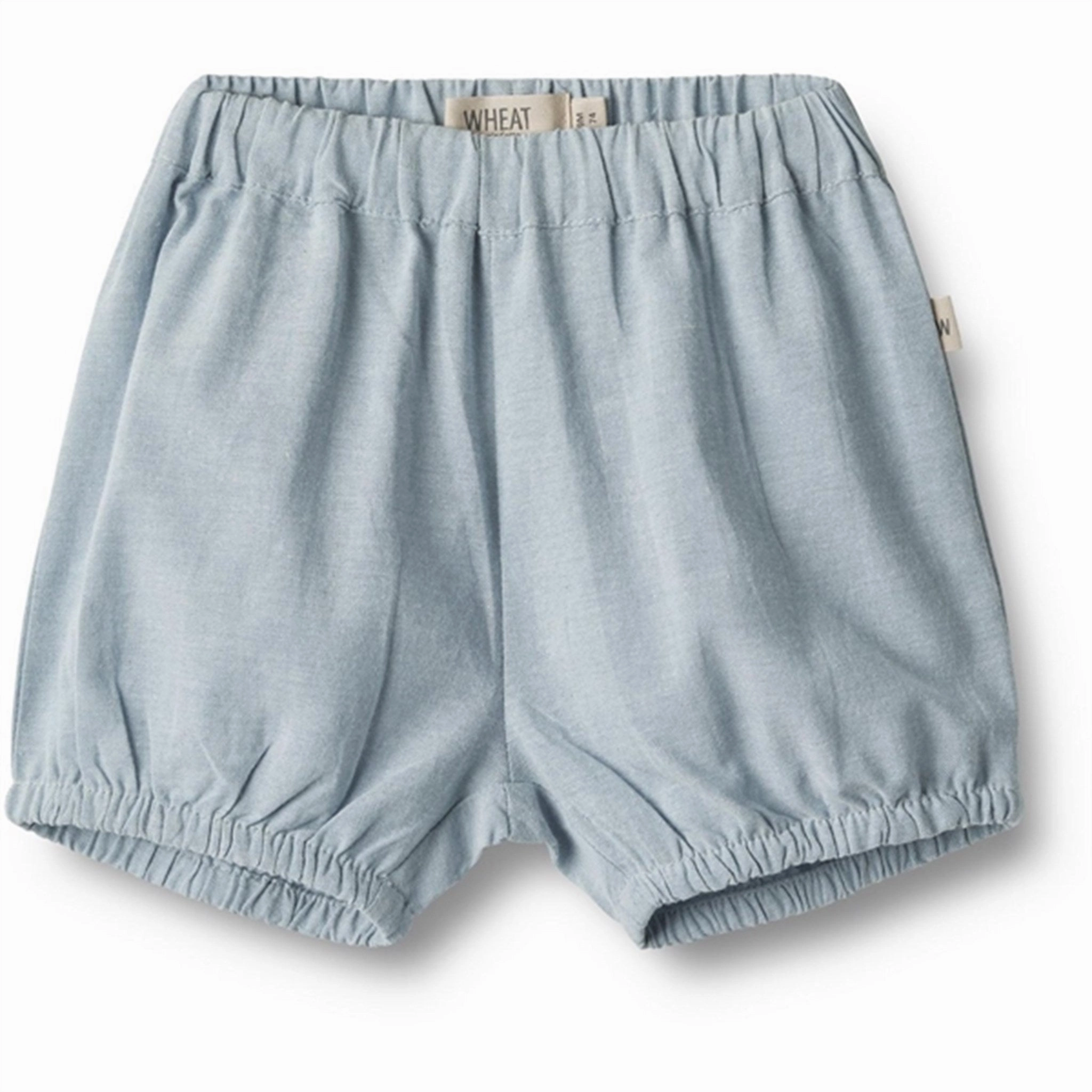 Nylon Material Wheat Blue Waves Shorts Olly