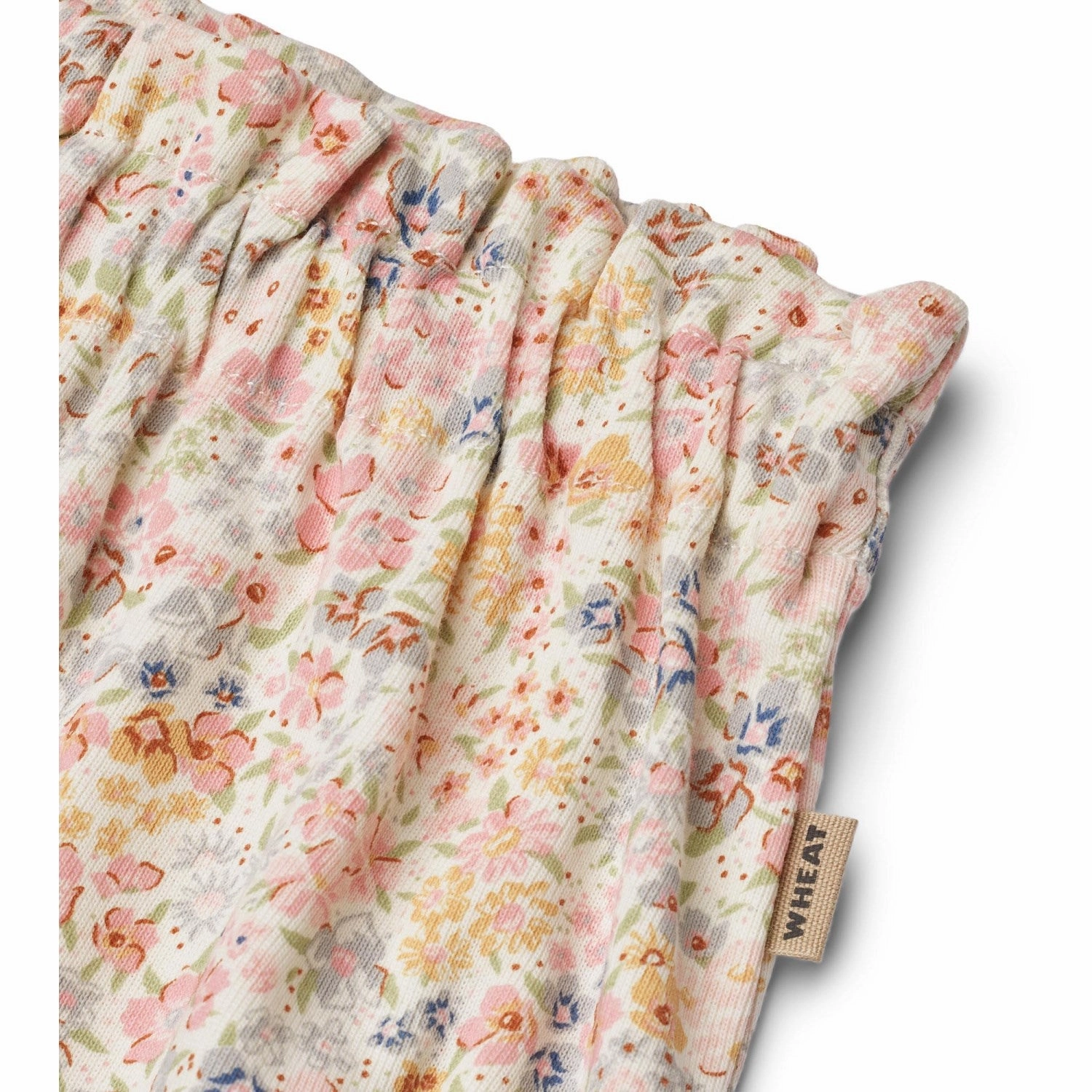 Wheat Bright Flowers Jersey Shorts Sonja Quick Adjust Fit