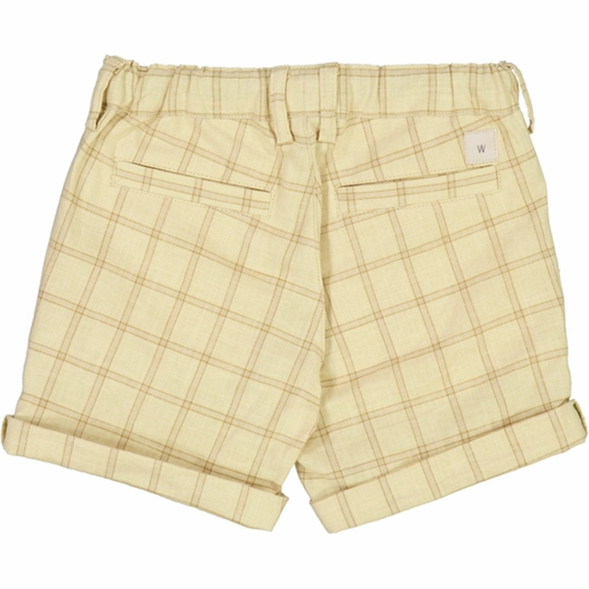 Fastening Closure Wheat Buttermilk Check Holger Shorts