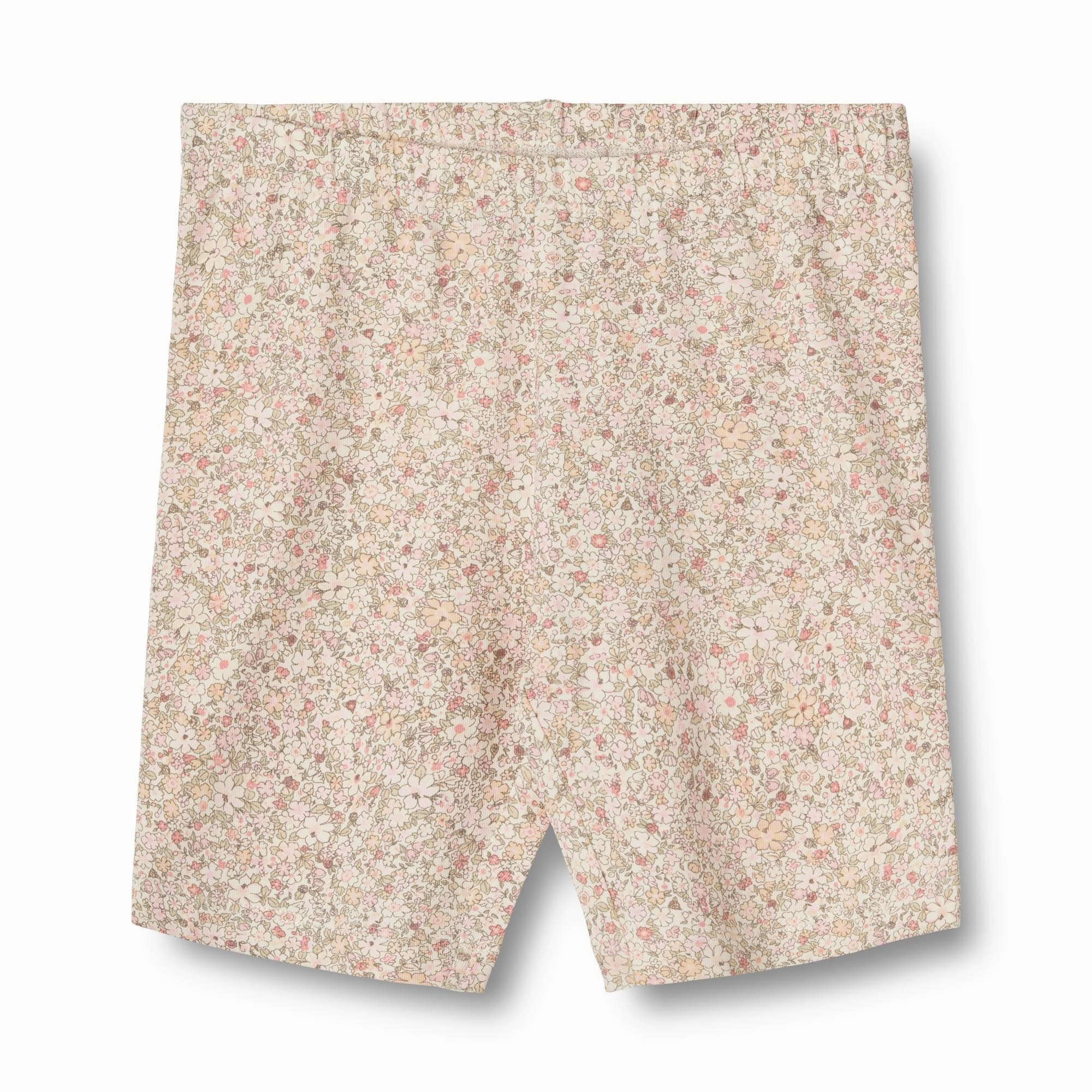 Wheat Cream Flower Meadow Bike Shorts Anne Flame Retardant Coating