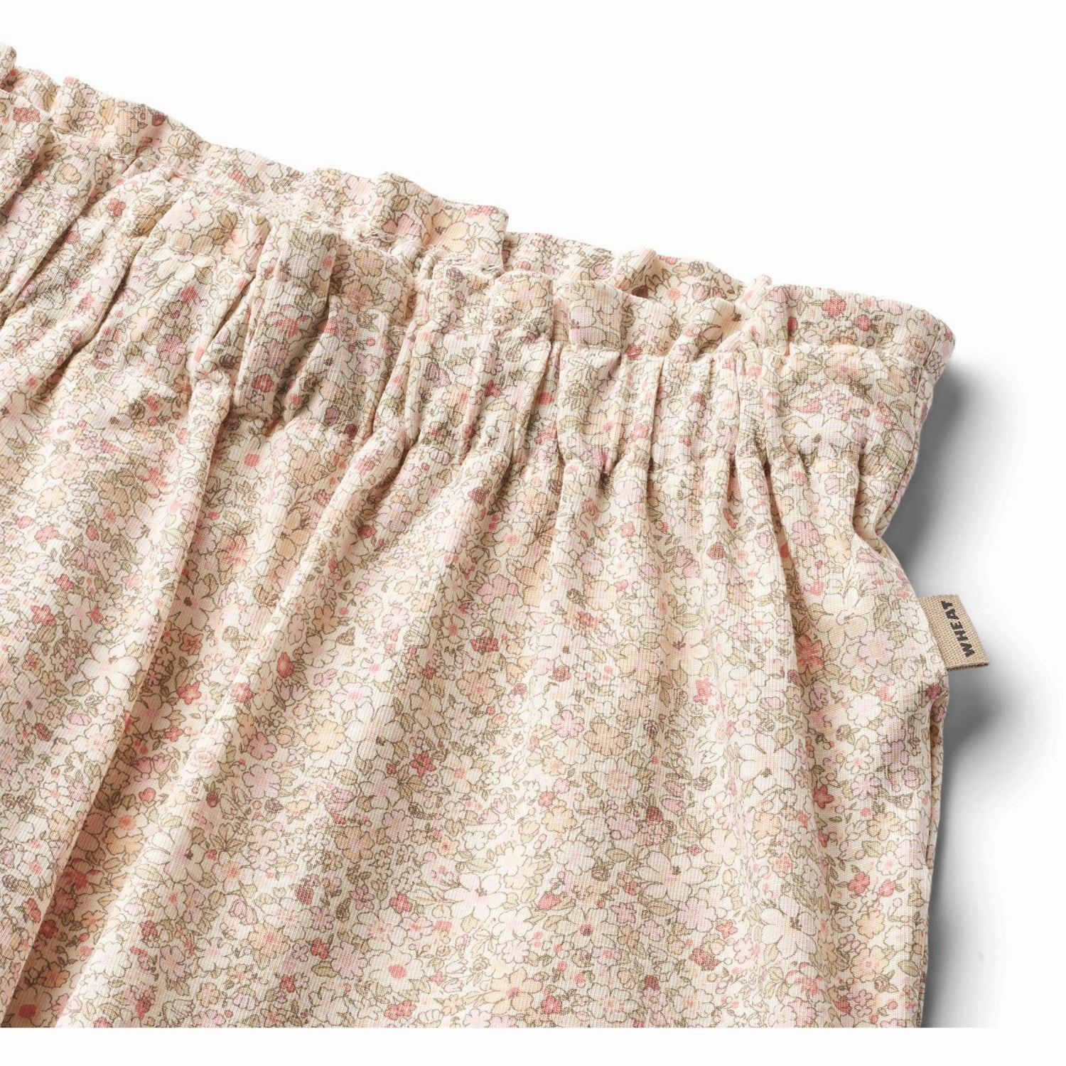 Non Slip Inner Grip Wheat Cream Flower Meadow Jersey Shorts Karen