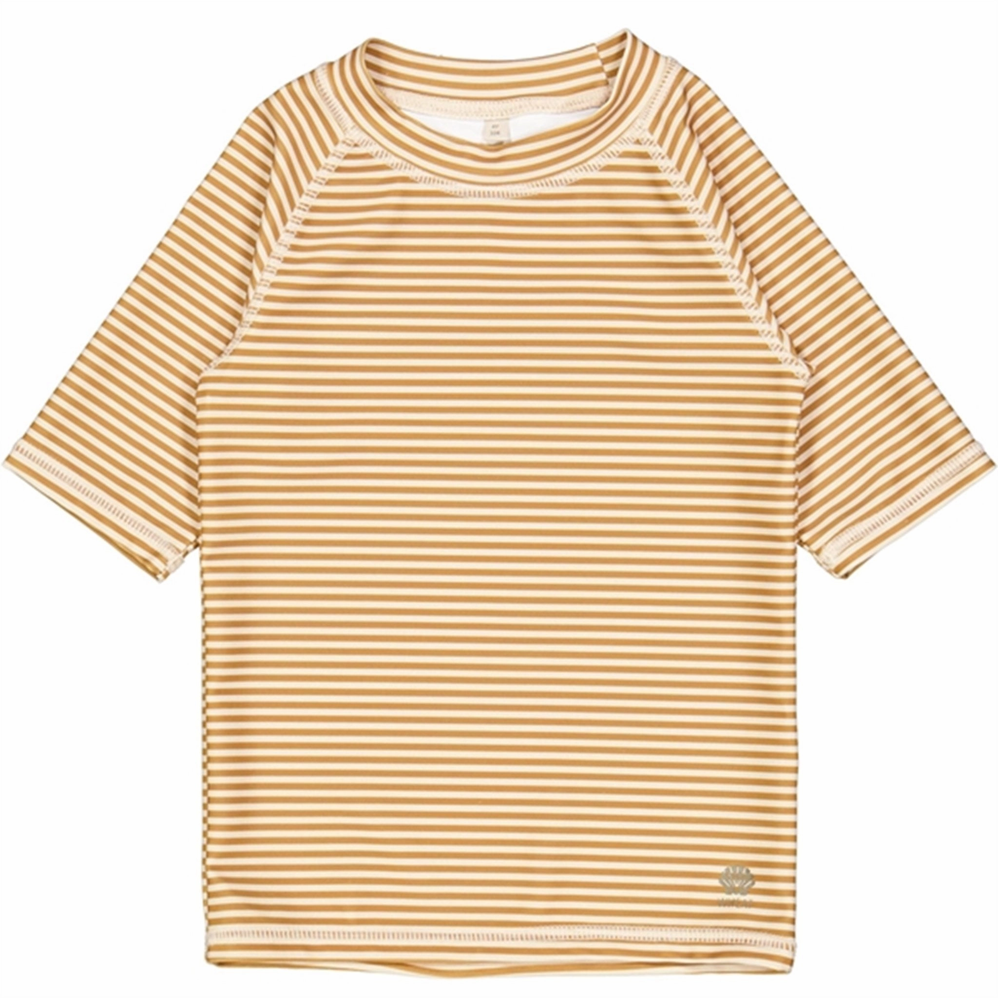 Wheat Golden Green Stripe Jackie Swim T-shirt Fresh Designs Machine washable