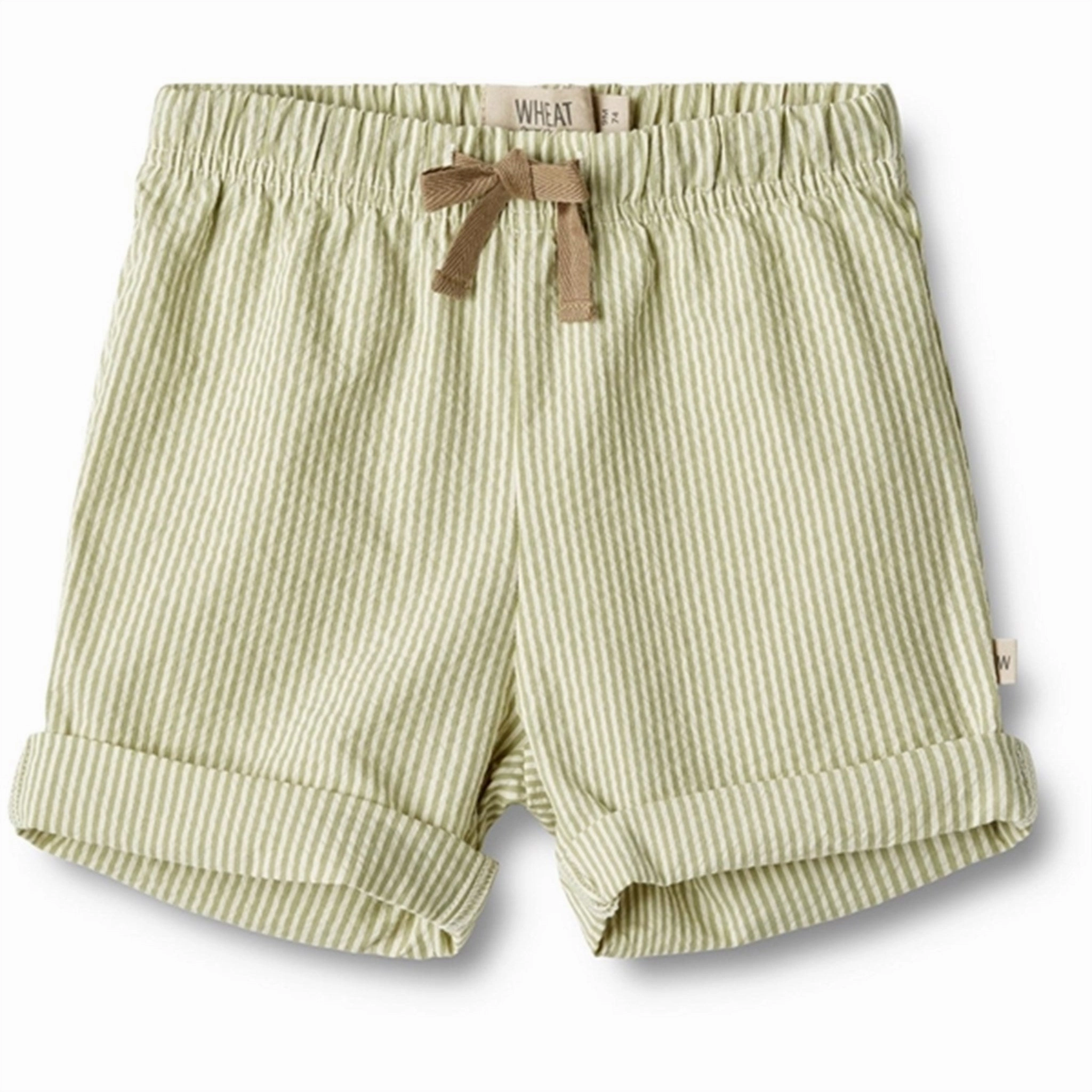 Wheat Green Stripe Shorts Milton Bootcut style