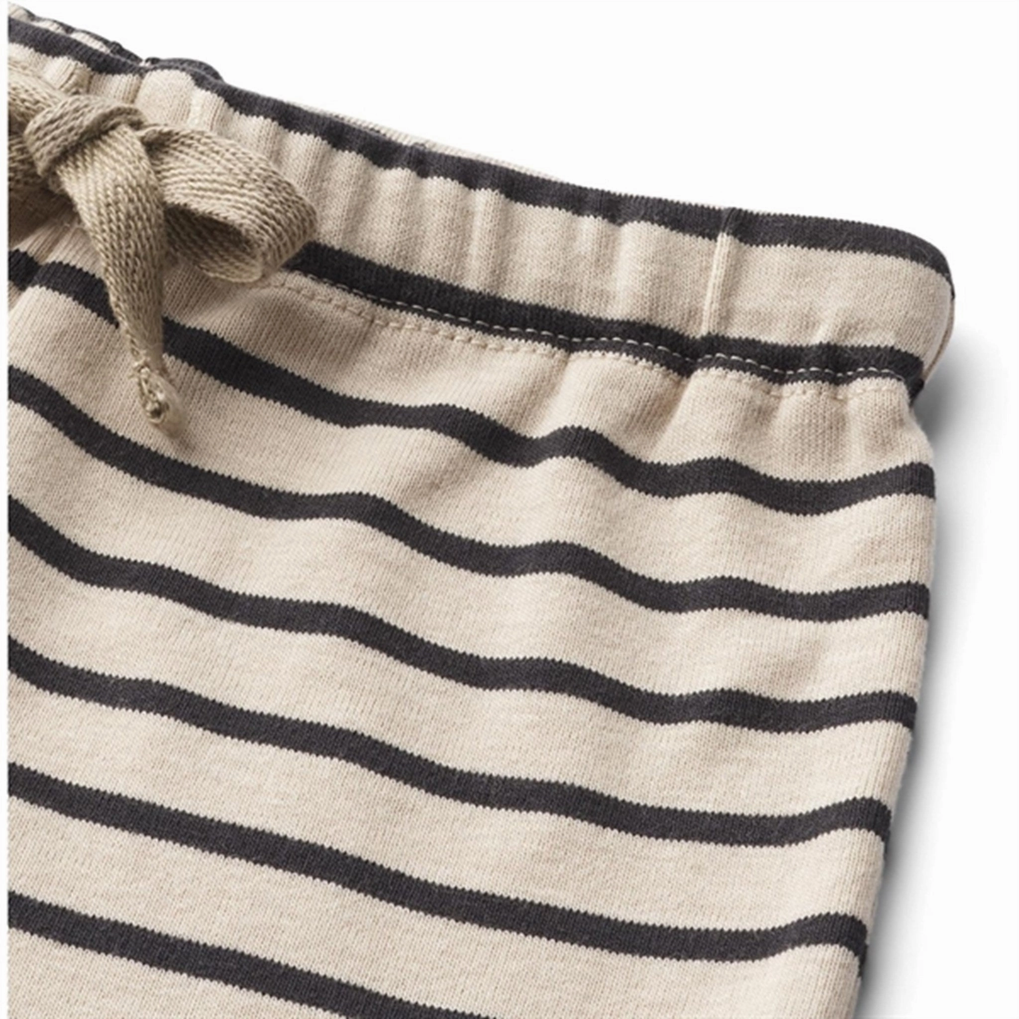 Comfort Fit Wheat Navy Stripe Jersey Shorts Vic