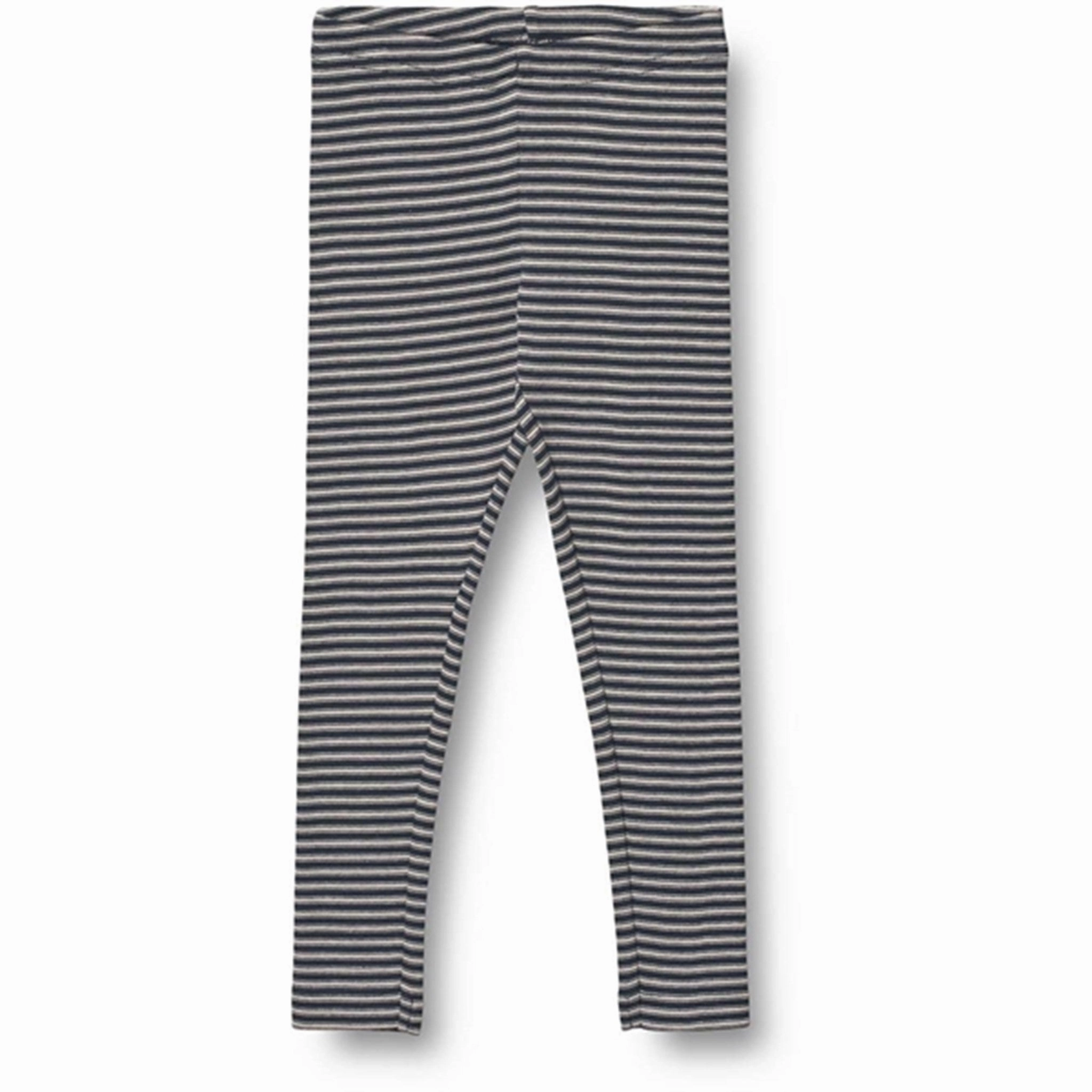 Wheat Navy Stripe Mads Nightwear Split hem LowProfile Stitching