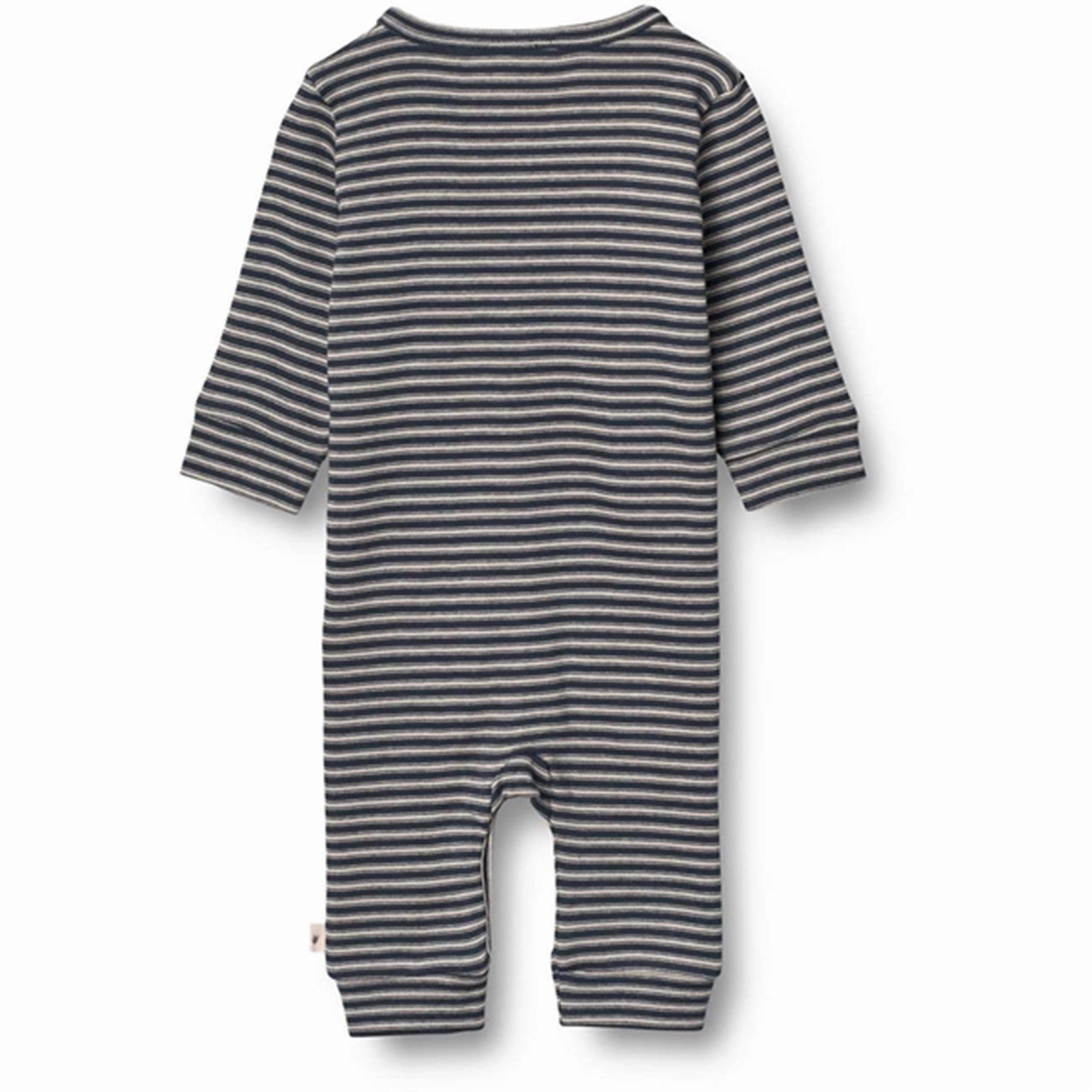 Wheat Navy Stripe Nikola Nightsuit Vintage Slim Breathable Loose